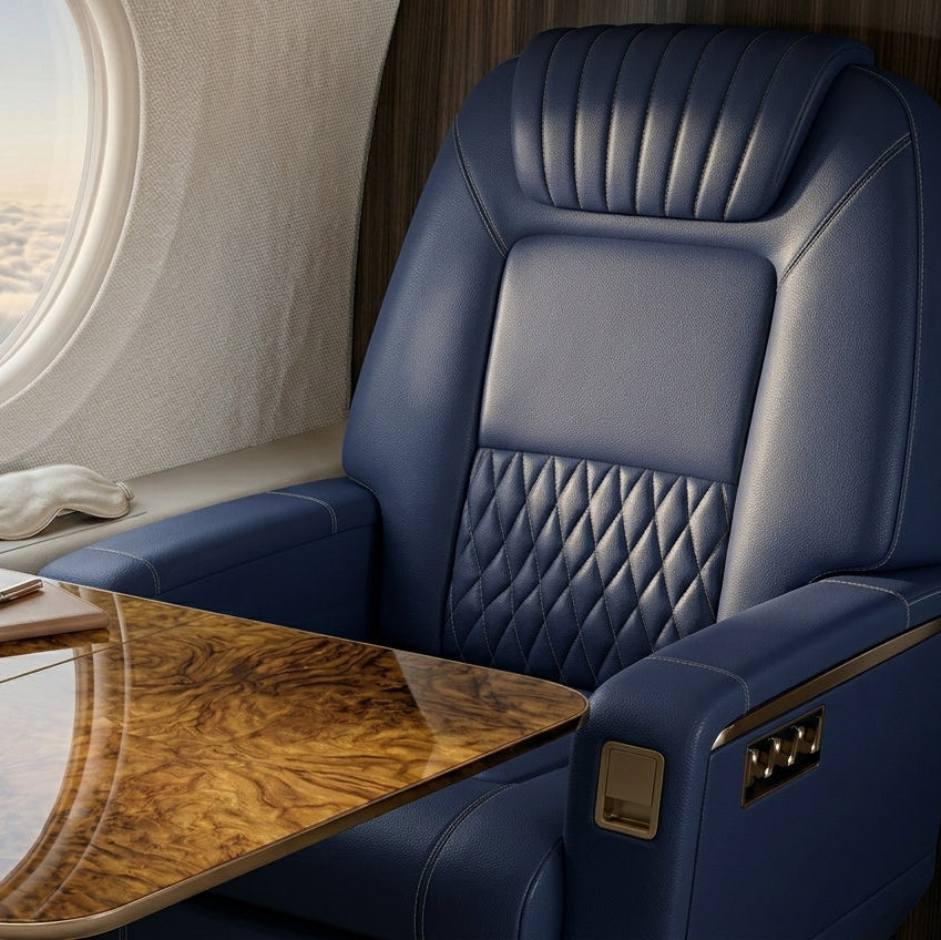Aircraft Blue Nappa