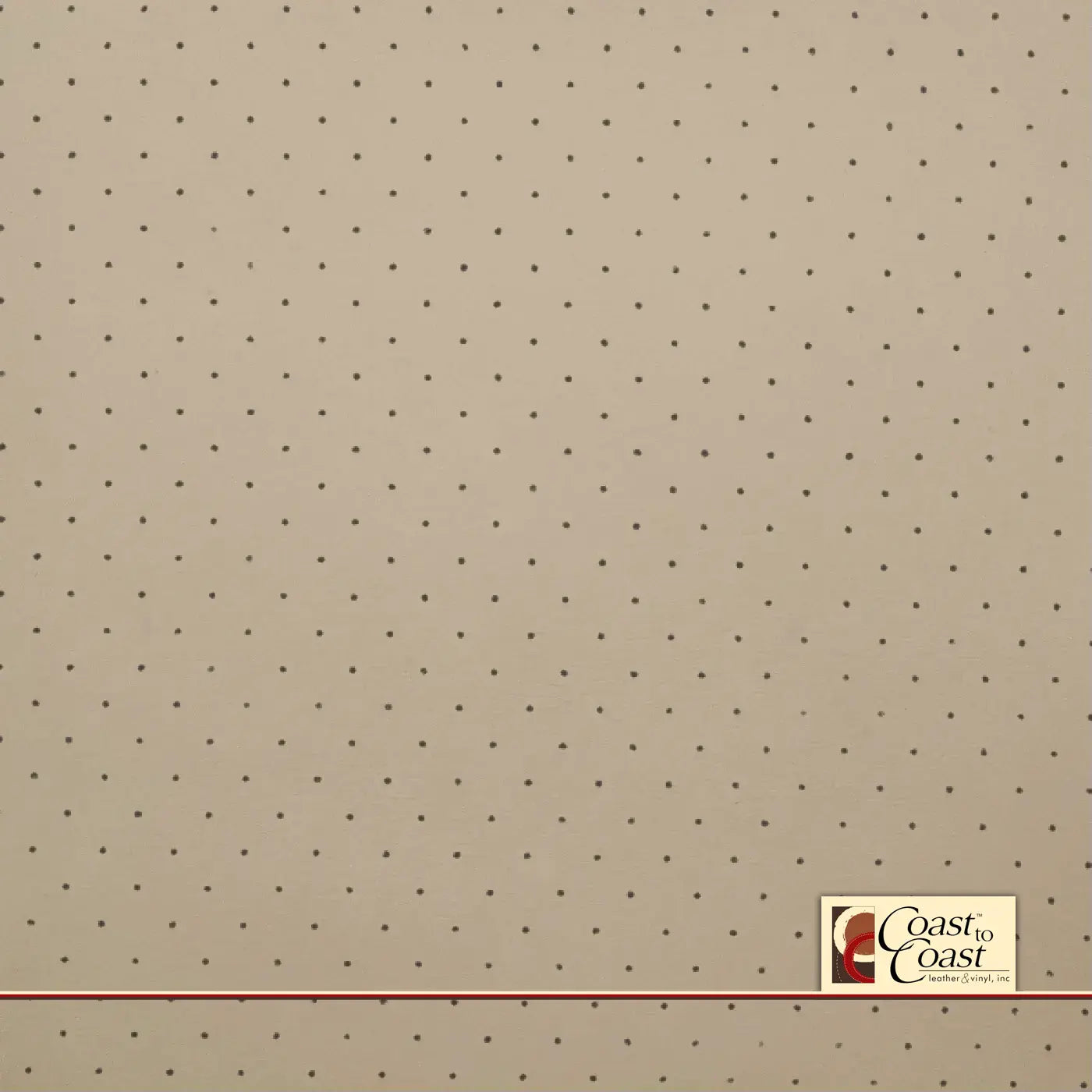 Tesla Cream Full Hide / Standard Perf (3/8In) Leather