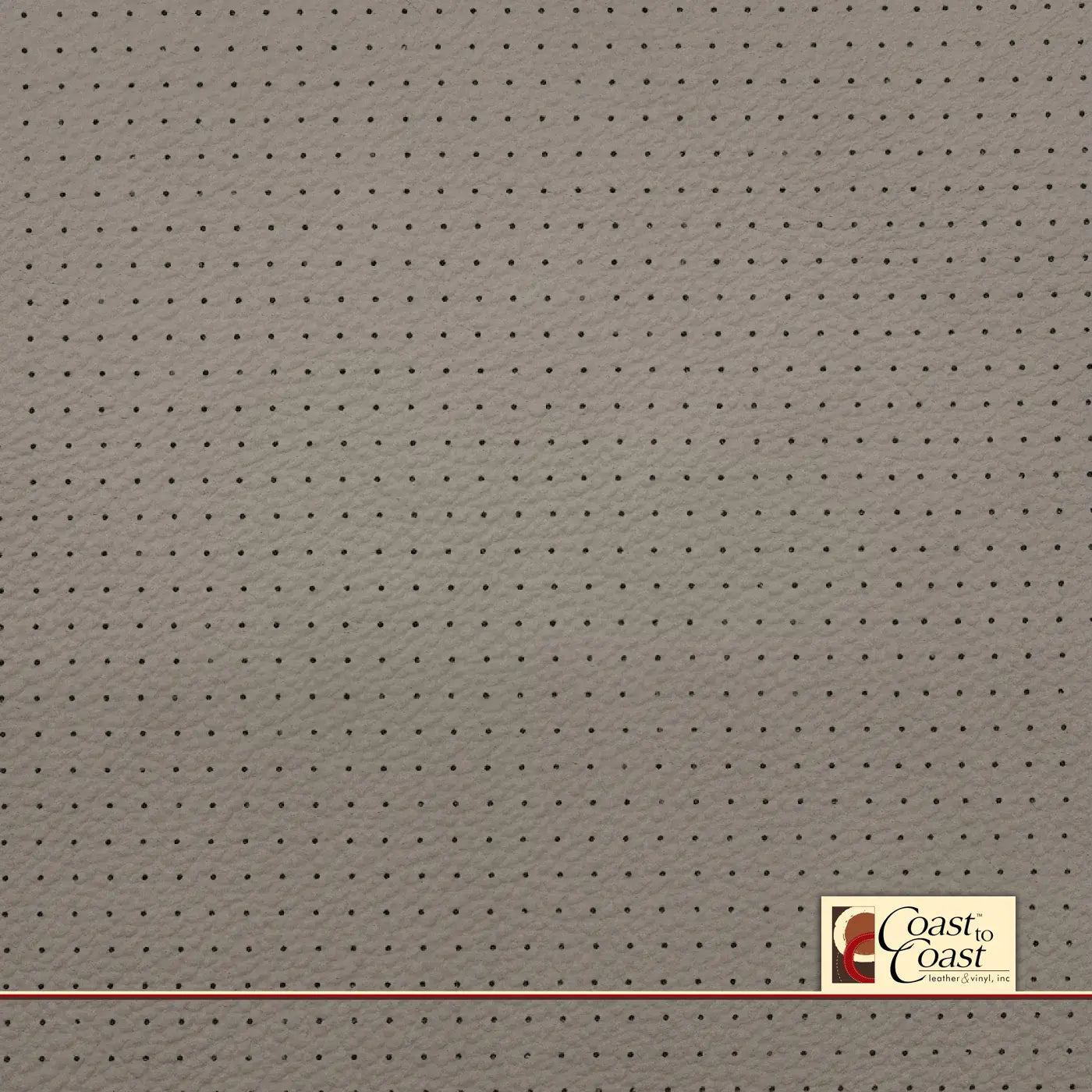 VW Storm Grey Full Hide / Small Squared Perf (1/4In) Leather