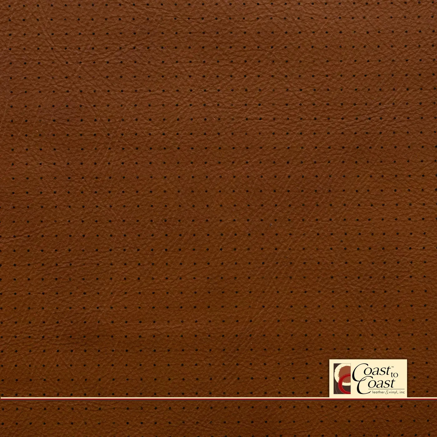 Distressed Burn Wood Full Hide / Small Squared Perf (1/4In) Leather