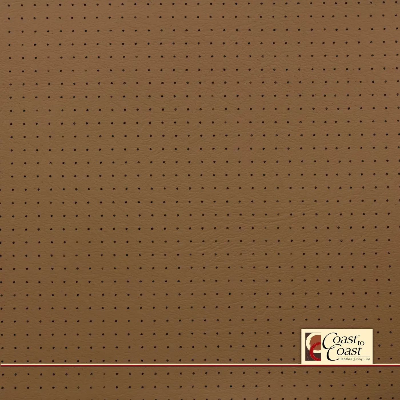 Porsche Sand Beige Full Hide / Small Squared Perf (1/4In) Leather