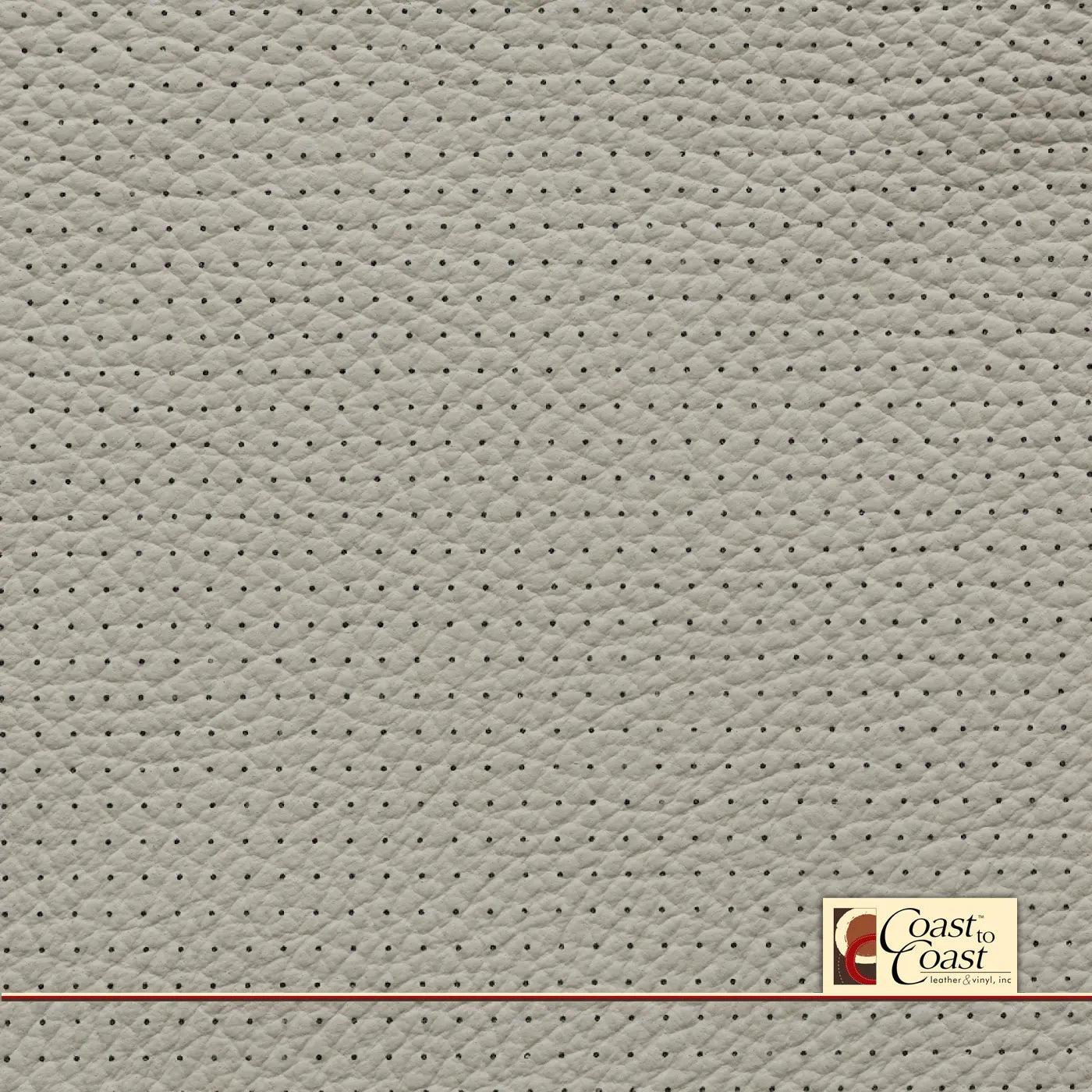 Volvo Taupe Full Hide / Small Squared Perf (1/4In) Leather