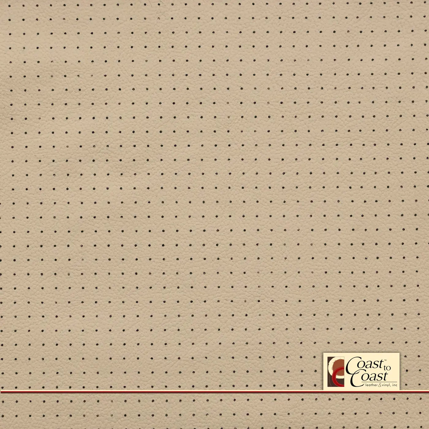 Audi Vanilla Full Hide / Small Squared Perf (1/4In) Leather