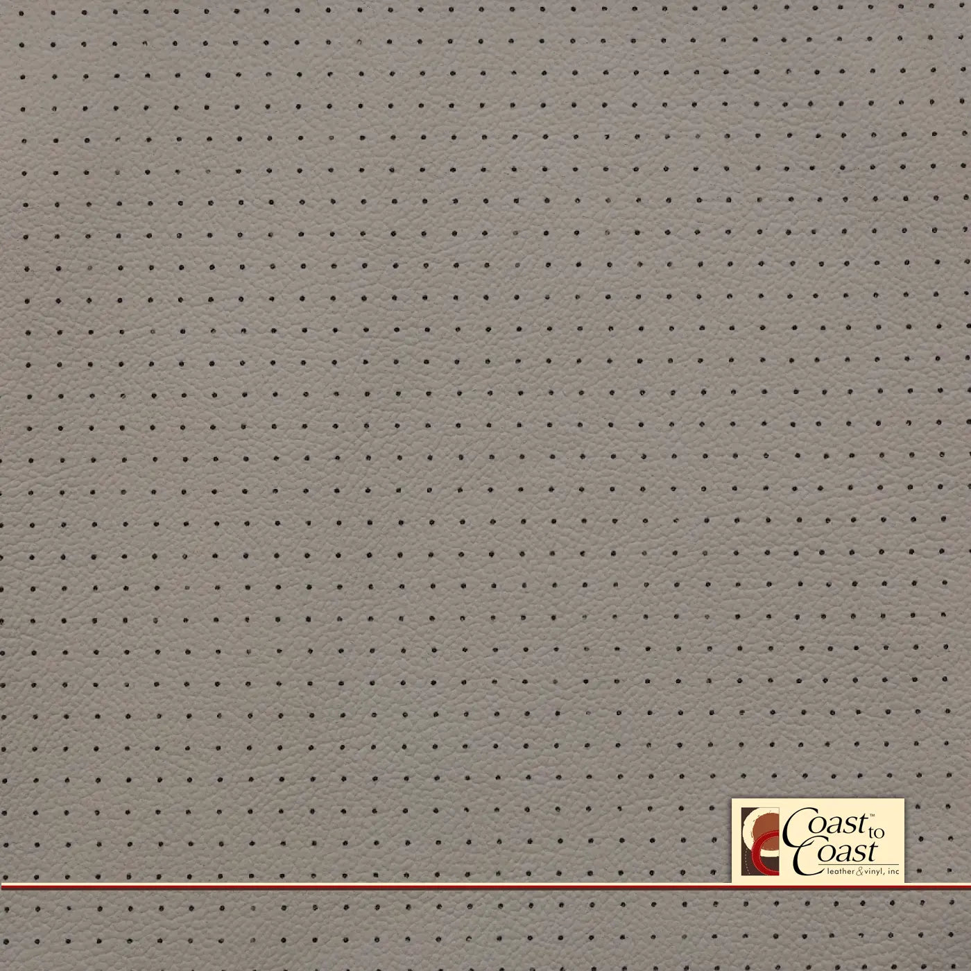 Toyota Ultra Lt Grey Full Hide / Small Squared Perf (1/4In) Leather