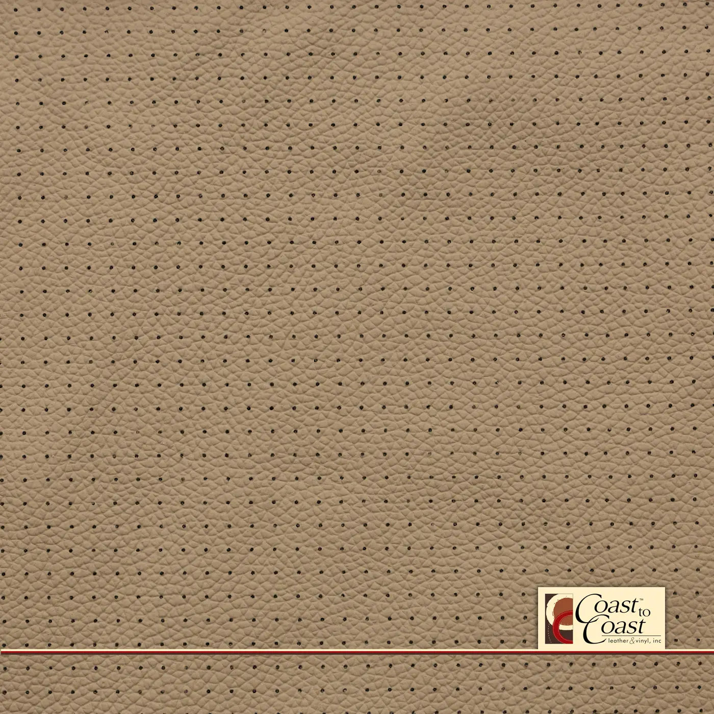 Honda Lt Ivory Full Hide / Small Squared Perf (1/4In) Leather