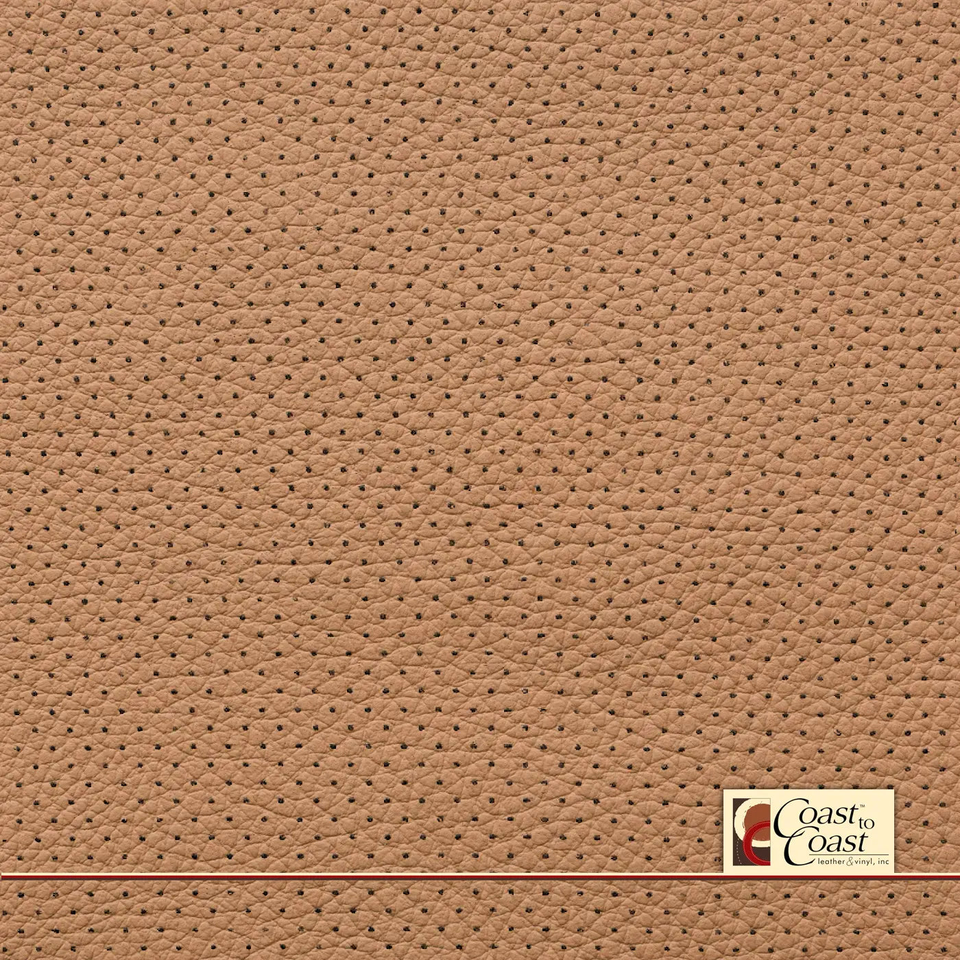 Bmw Lt Brown Full Hide / Mini Perf (1/8In) Leather