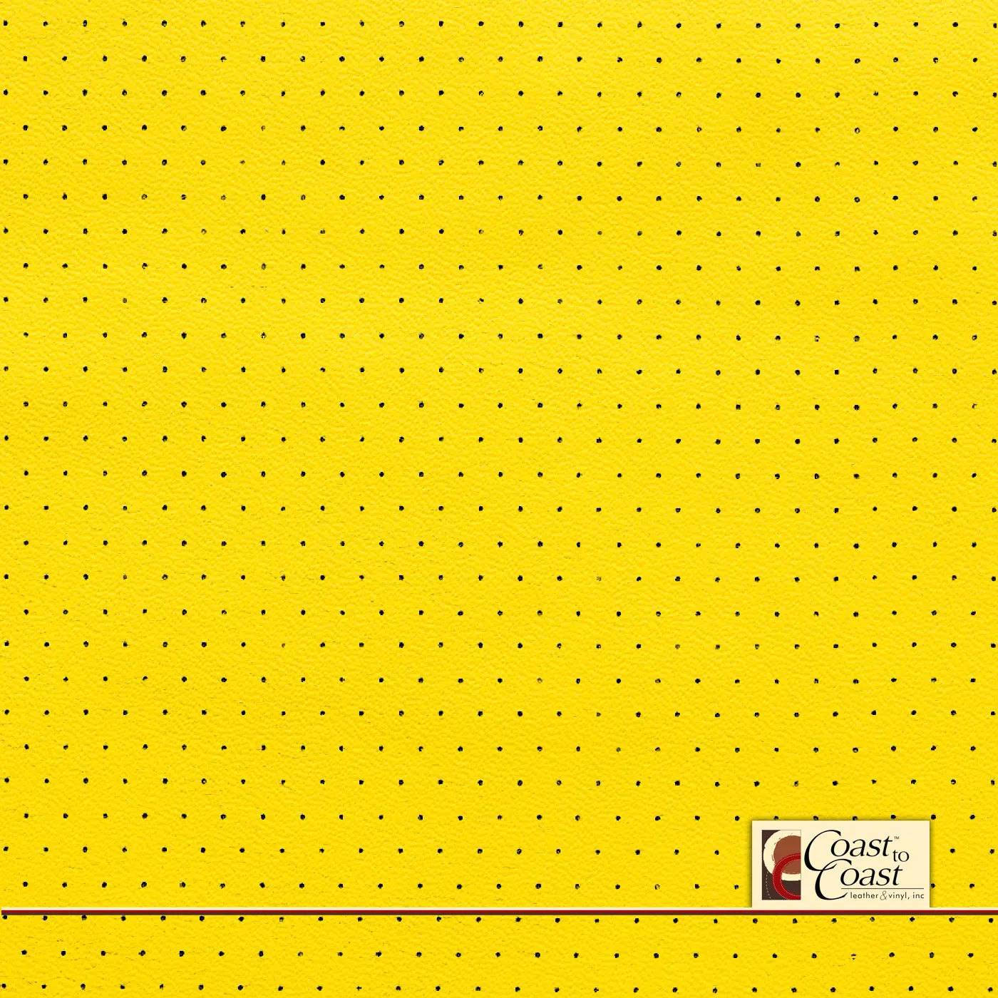 Gm Corvette Yellow Full Hide / Euro Perf (3/8In) Leather