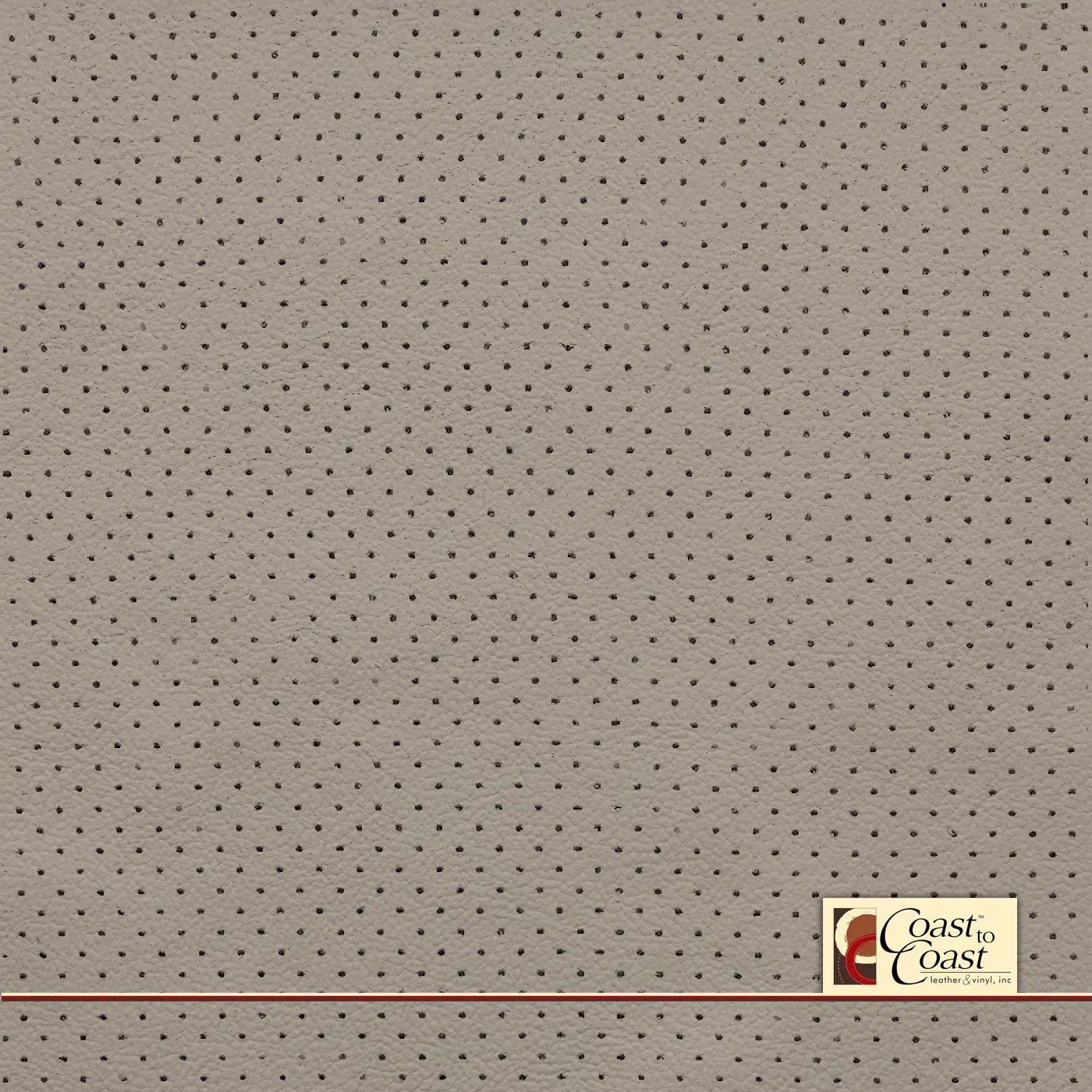 Infinity Lt Stone Full Hide / Mini Perf (1/8In) Leather