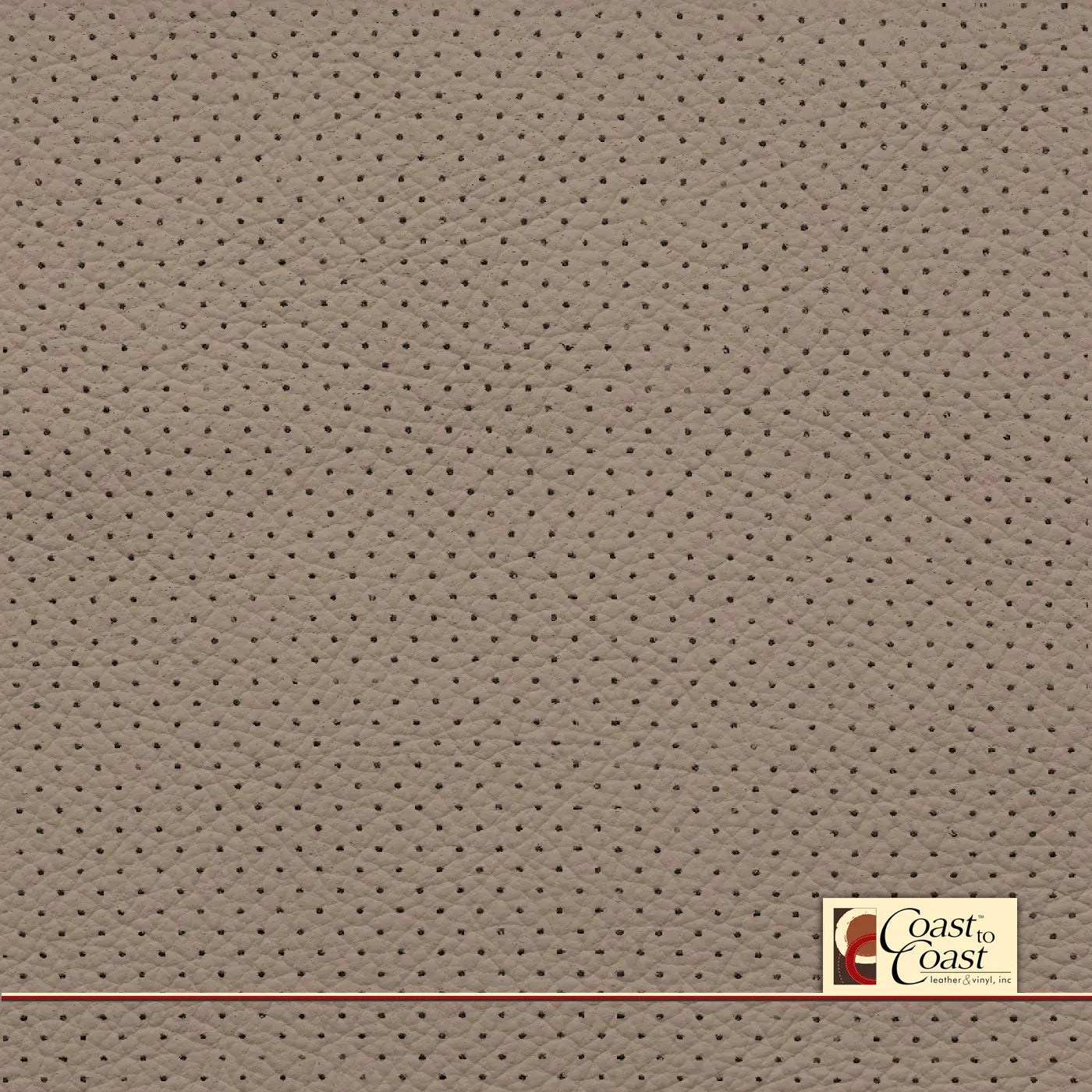 Mercedes Silk Beige Full Hide / Mini Perf (1/8In) Leather