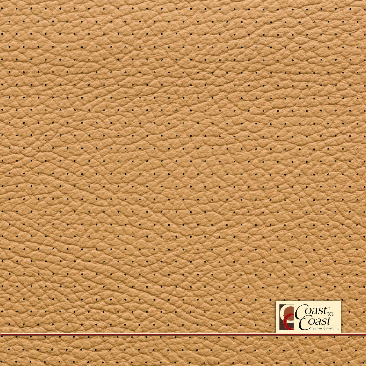 Volvo Tan Full Hide / Euro Perf (3/8In) Leather