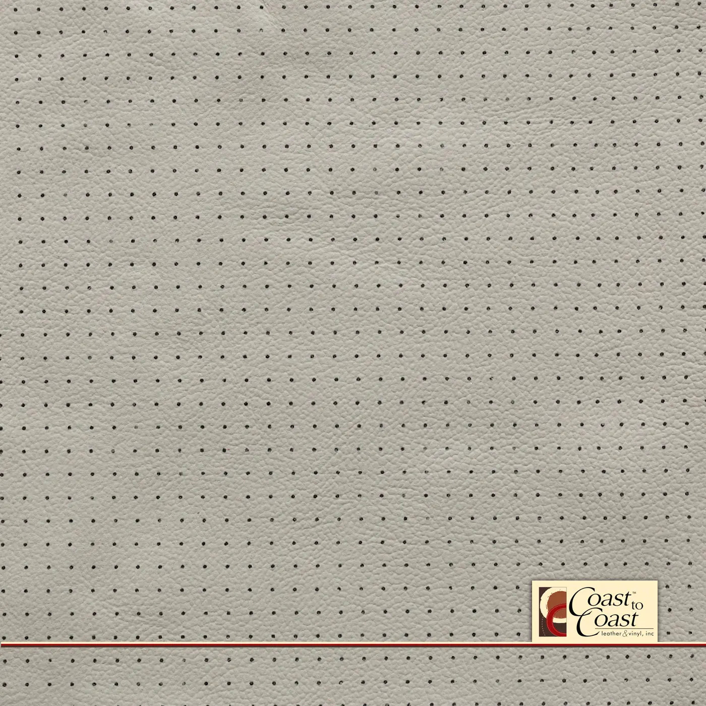 Toyota Neutral Grey Full Hide / Small Squared Perf (1/4In) Leather