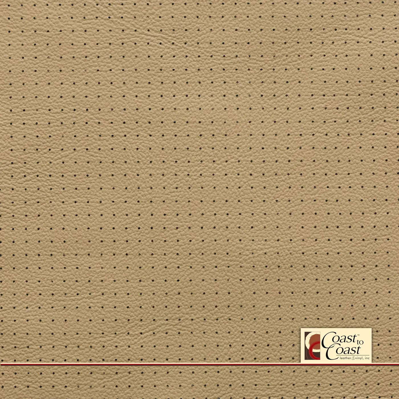 Nissan Almond Full Hide / Small Squared Perf (1/4In) Leather