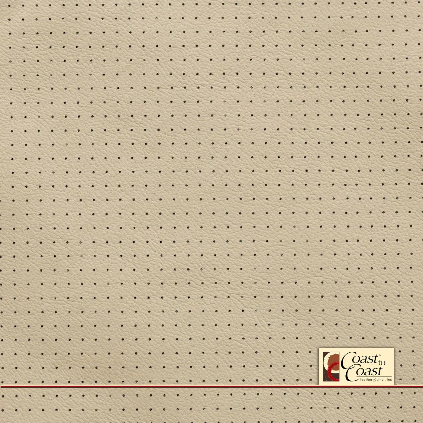 Volvo Sienna Beige Full Hide / Small Squared Perf (1/4In) Leather