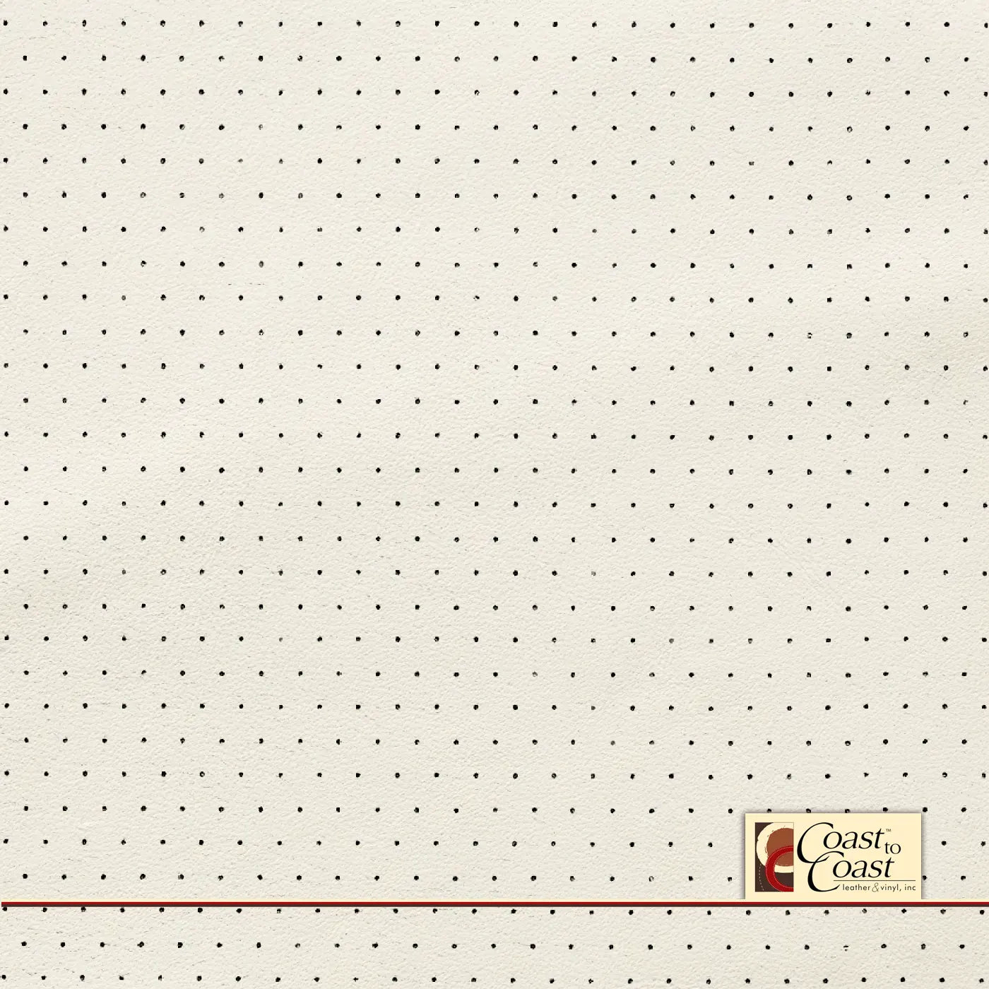 Genesis-Glacier White Full Hide / Euro Perf (3/8In) Leather