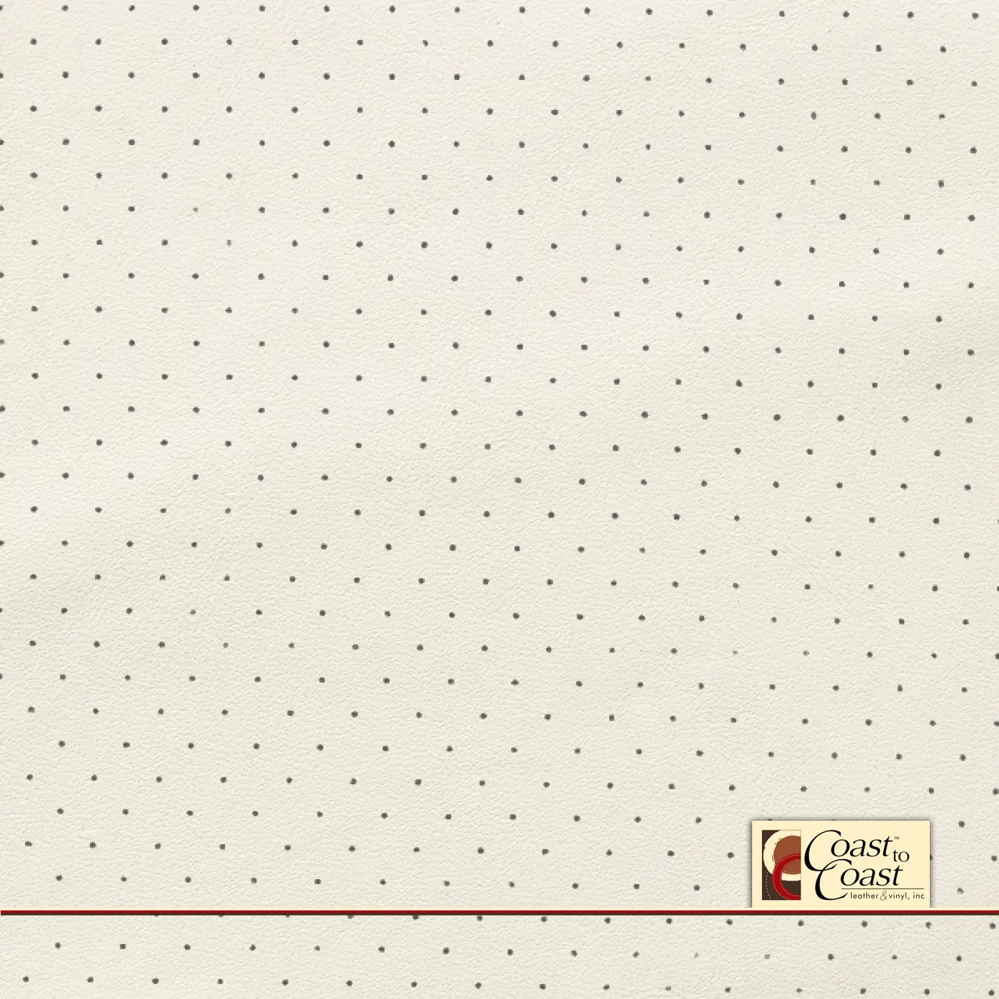 Genesis-Glacier White Full Hide / Standard Perf (3/8In) Leather