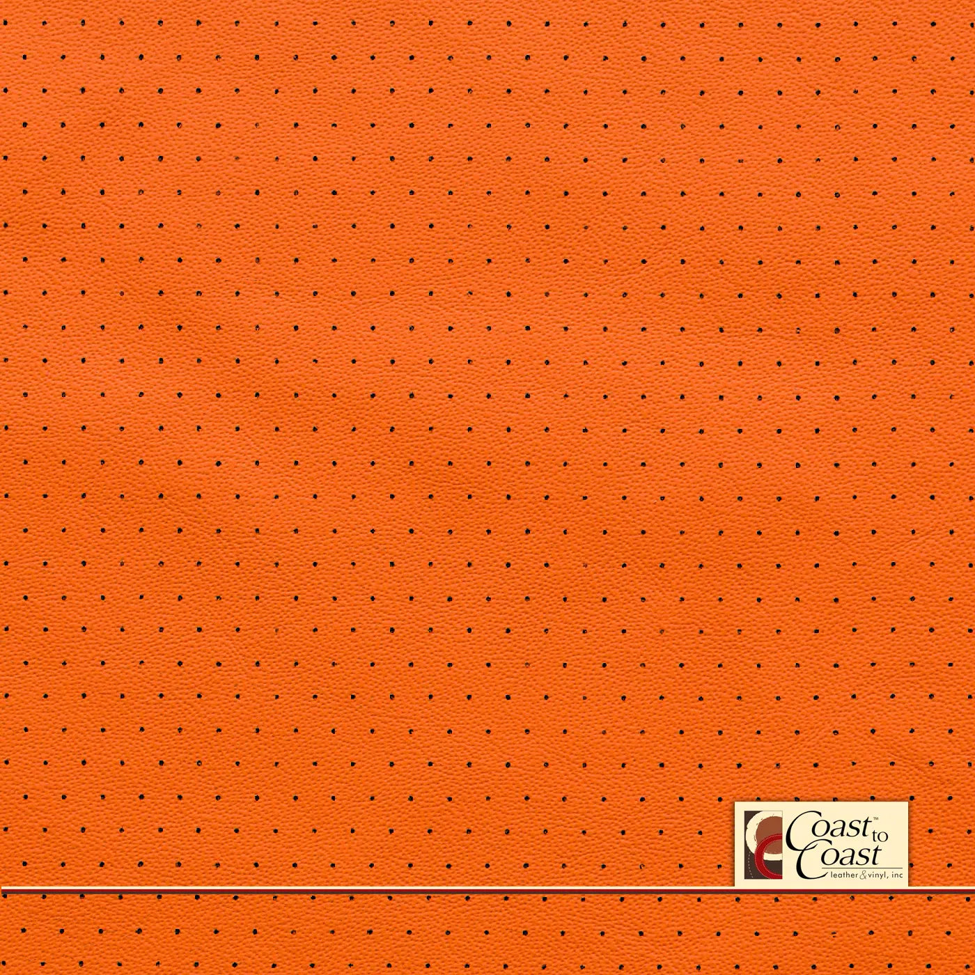 Bmw Kyalami Orange Full Hide / Euro Perf (3/8In) Leather