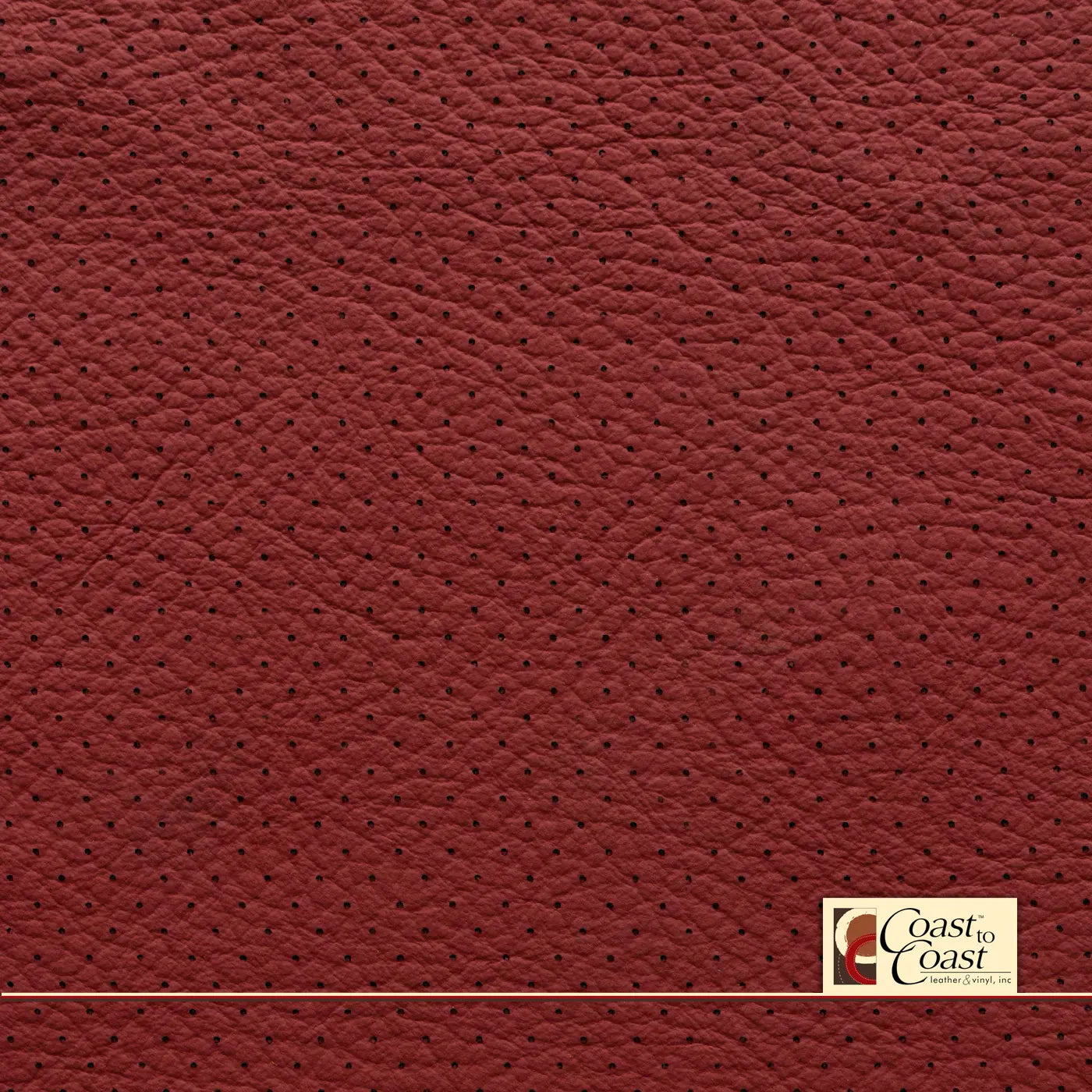Mercedes Cranberry Red Full Hide / Small Hampton (1/4In) Leather