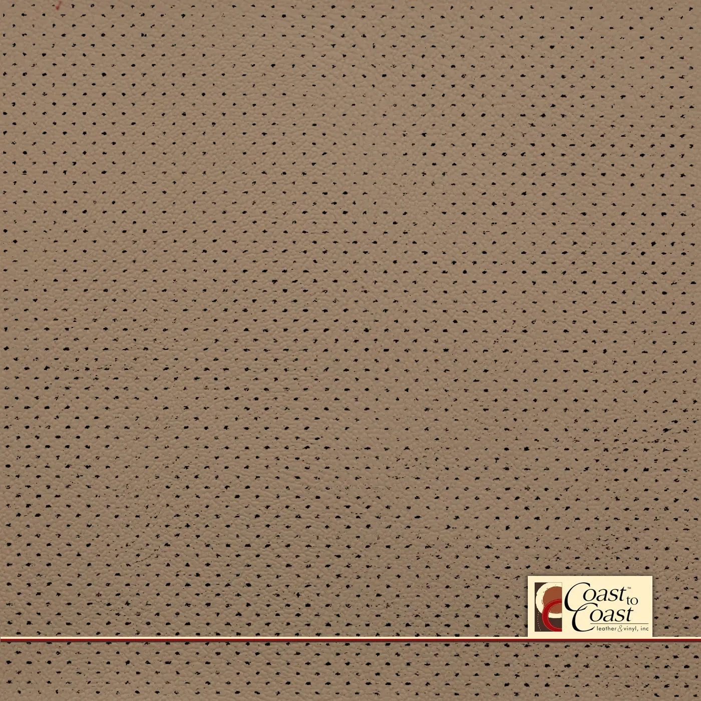 Gm Lt Cashmere Full Hide / Mirco Perf (1/16In) Leather