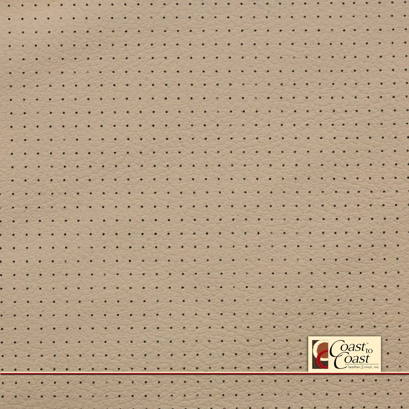 Toyota Lt Beige Small Squared Perf (1/4In) Vinyl