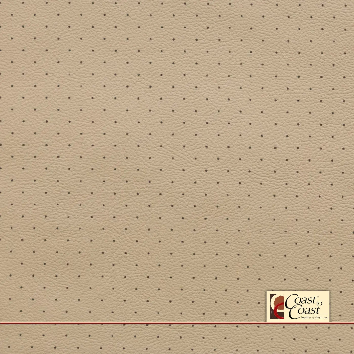 Toyota Parchment Standard Perf (3/8In) Vinyl