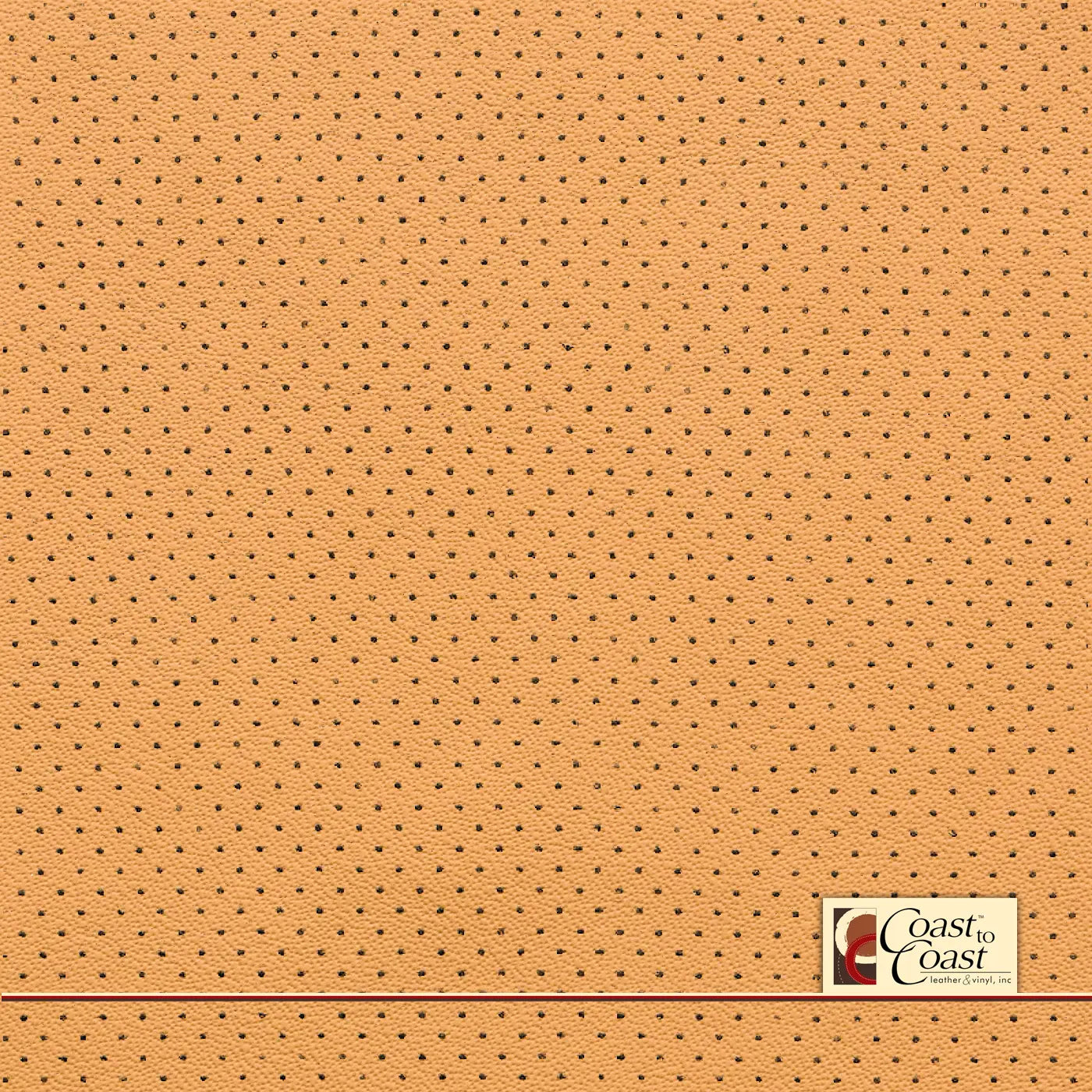 Saddle Tan Mini Perf (1/8In) Vinyl