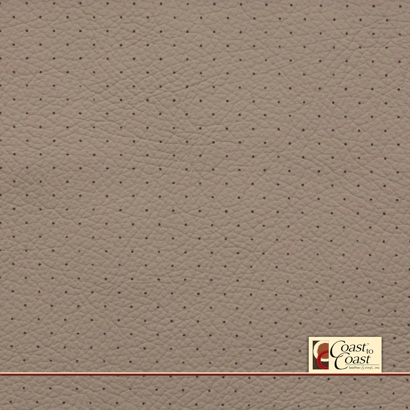 Mercedes Silk Beige Standard Perf (3/8In) Vinyl