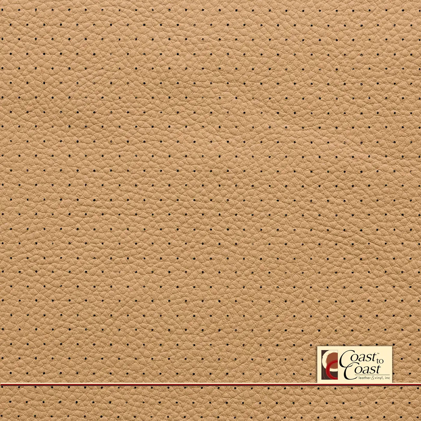 Porsche Luxer Beige Euro Perf (3/8In) Vinyl