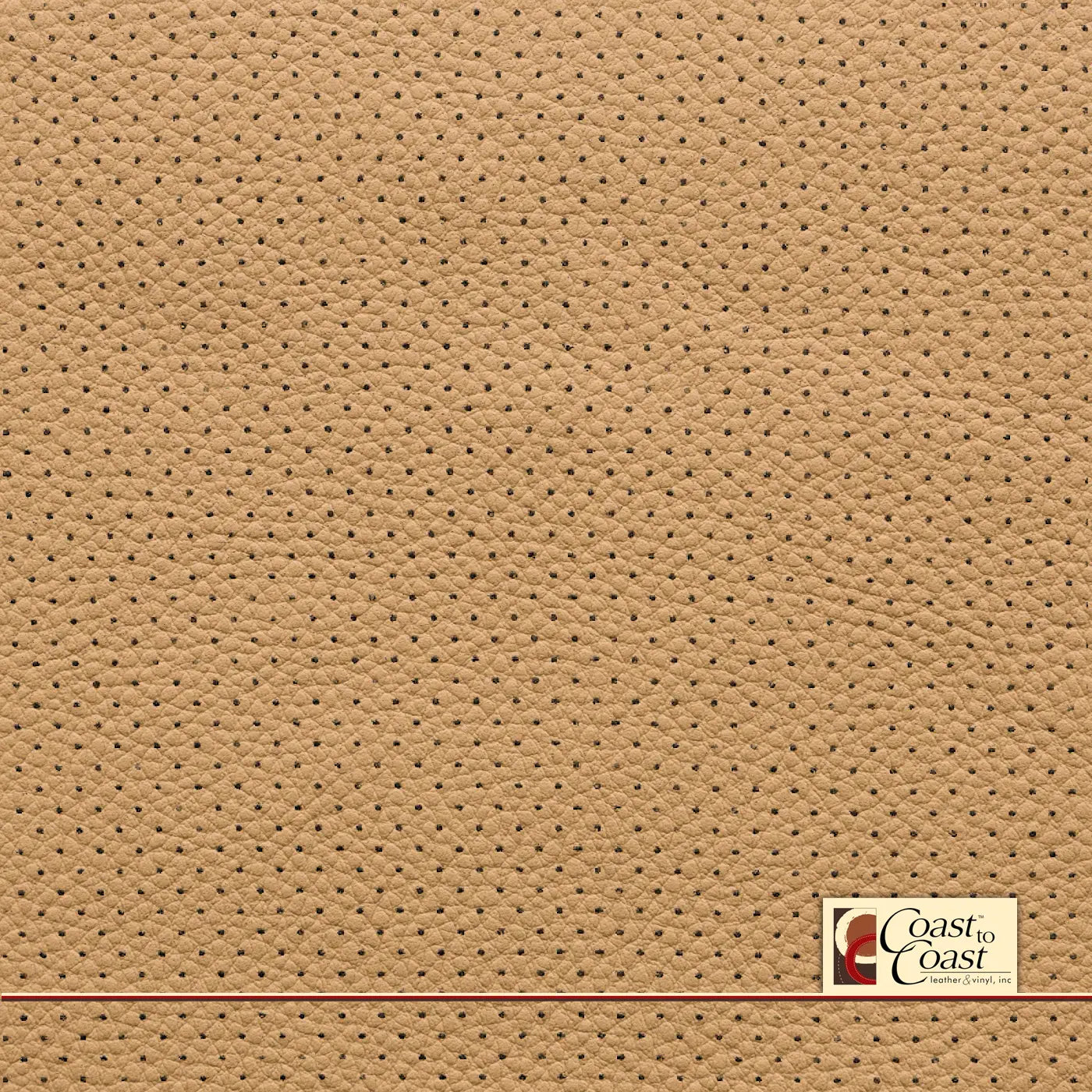 Porsche Luxer Beige Mini Perf (1/8In) Vinyl