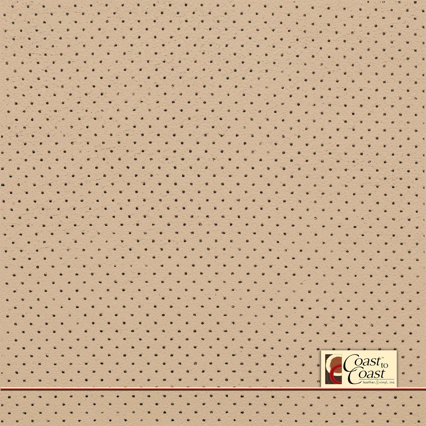 Cream Mini Perf (1/8In) Vinyl