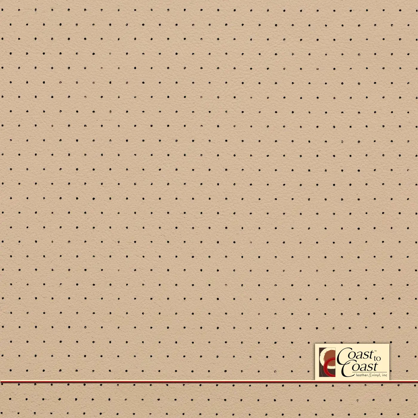 Porsche Cream Euro Perf (3/8In) Vinyl