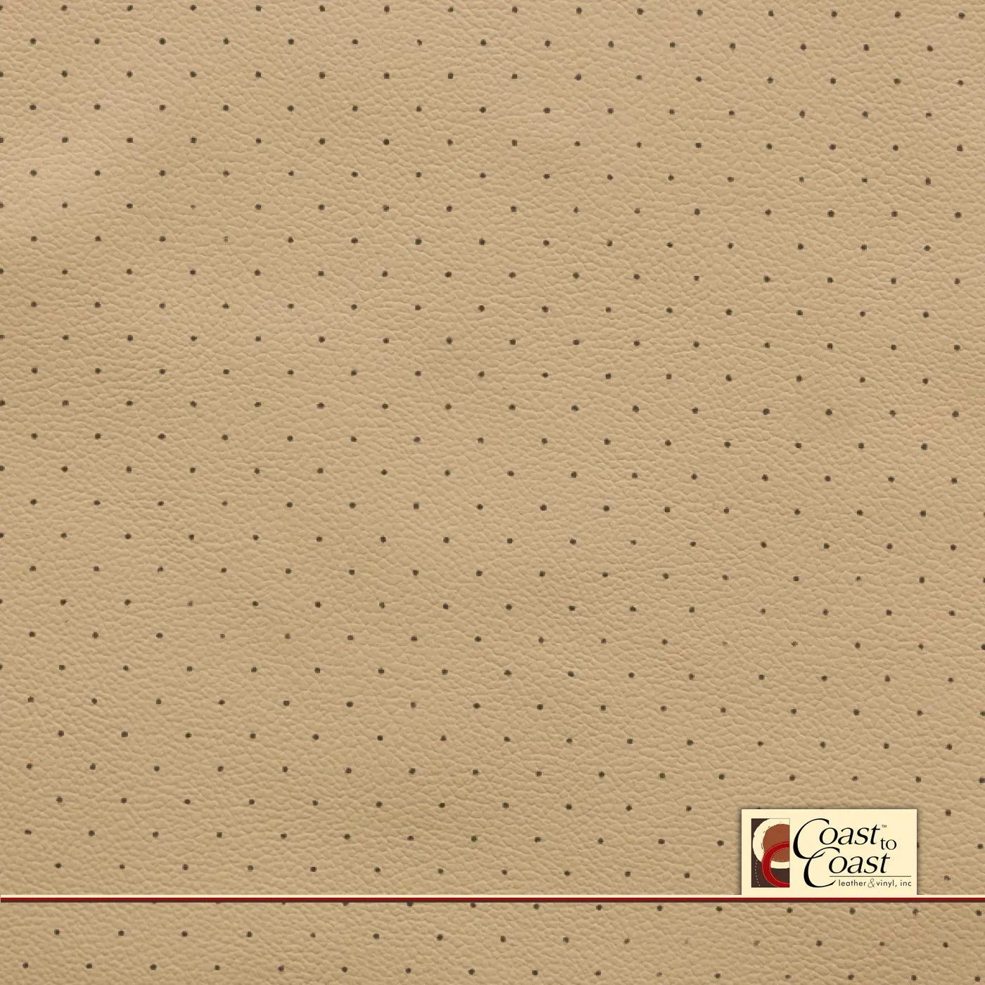 Toyota Almond Standard Perf (3/8In) Vinyl