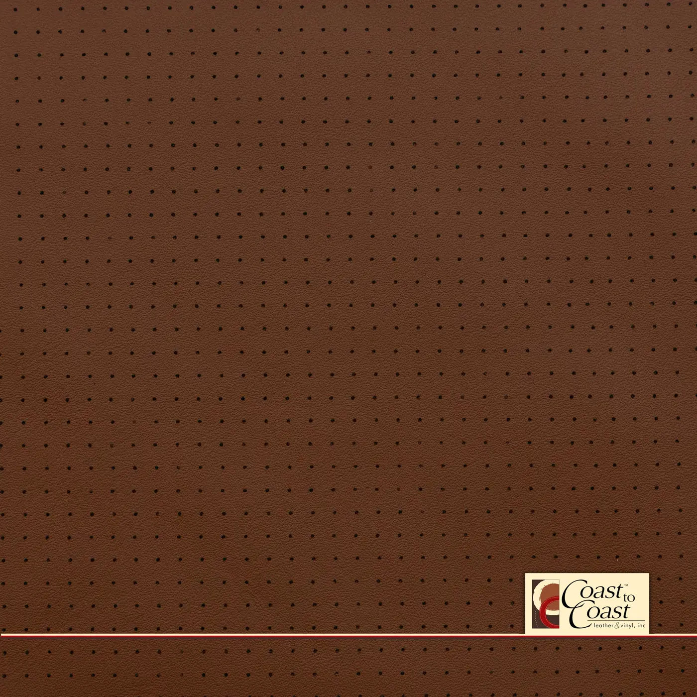 Range Rover Tan Small Squared Perf (1/4In) Vinyl