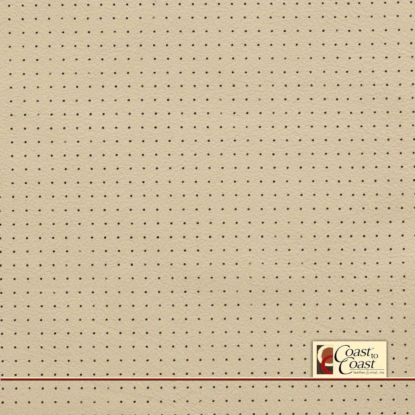 Toyota/Lexus Rich Cream Small Squared Perf (1/4In) Vinyl