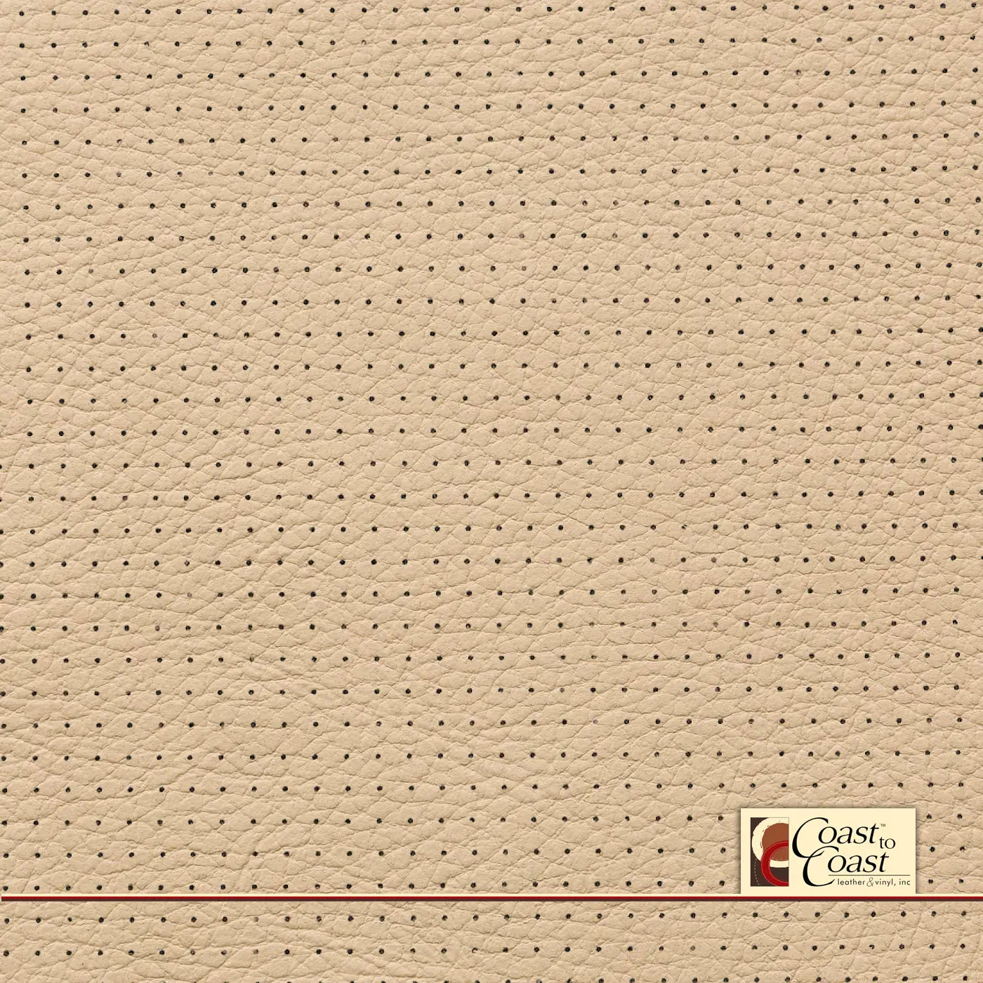 Bmw Veneto Beige Small Squared Perf (1/4In) Vinyl