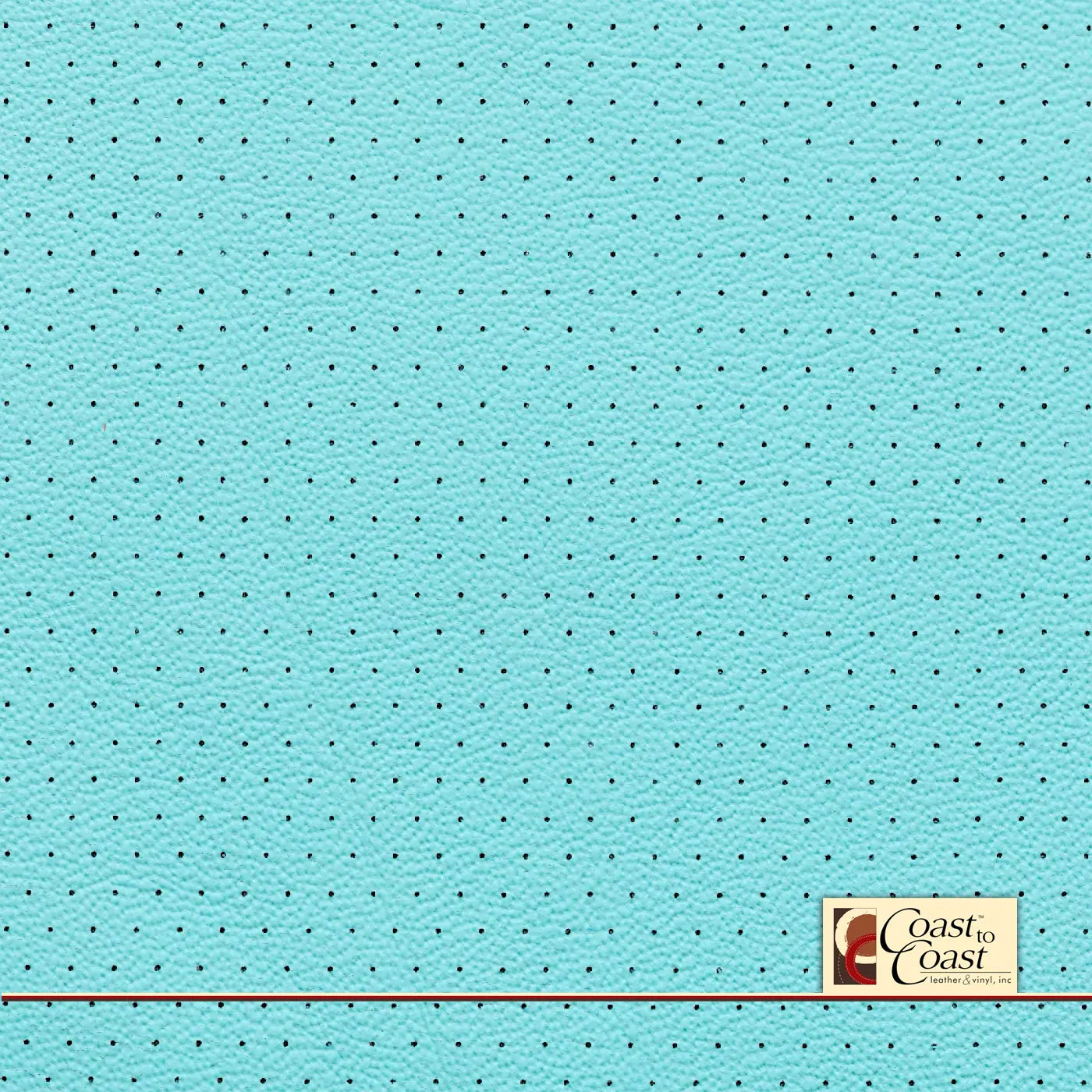 Teal Aqua Euro Perf (3/8In) Vinyl