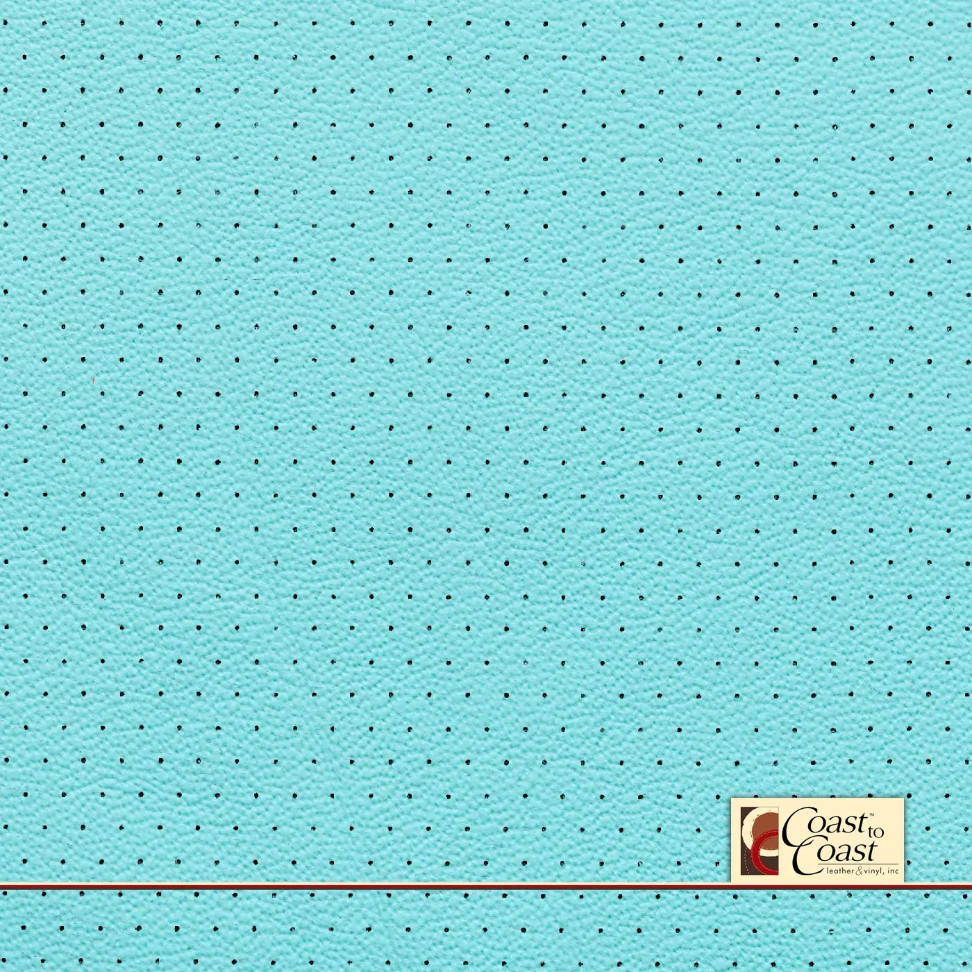 Teal Aqua Euro Perf (3/8In) Vinyl