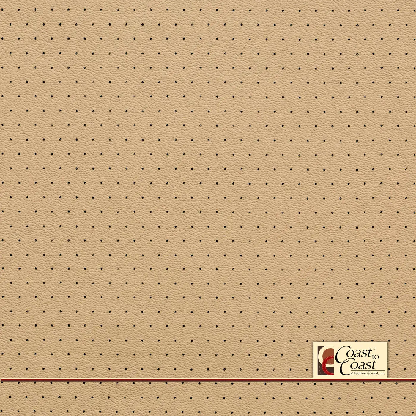 Cashew Euro Perf (3/8In) Vinyl