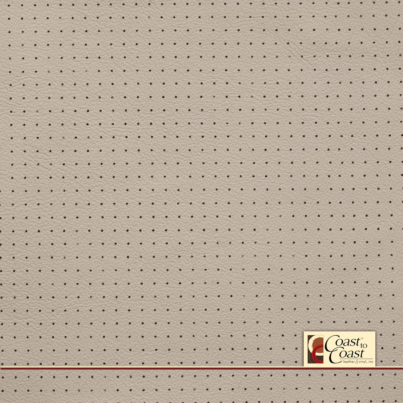 Toyota Ecru Small Squared Perf (1/4In) Vinyl