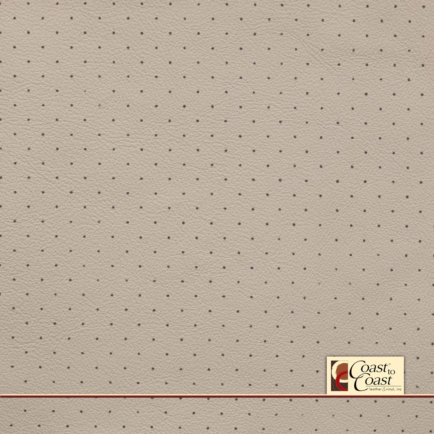 Toyota Ecru Standard Perf (3/8In) Vinyl