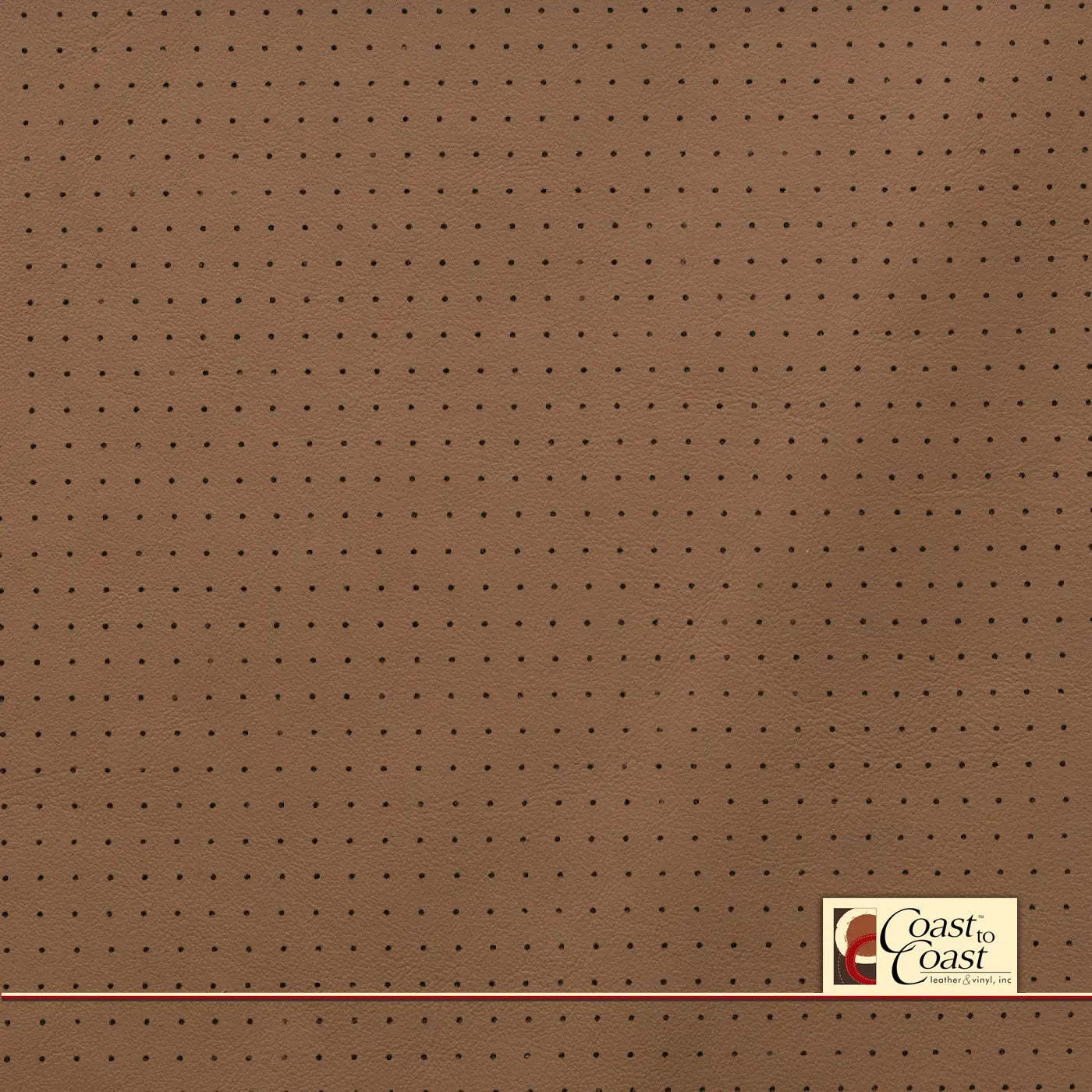 Audi Nutmeg Small Squared Perf (1/4In) Vinyl