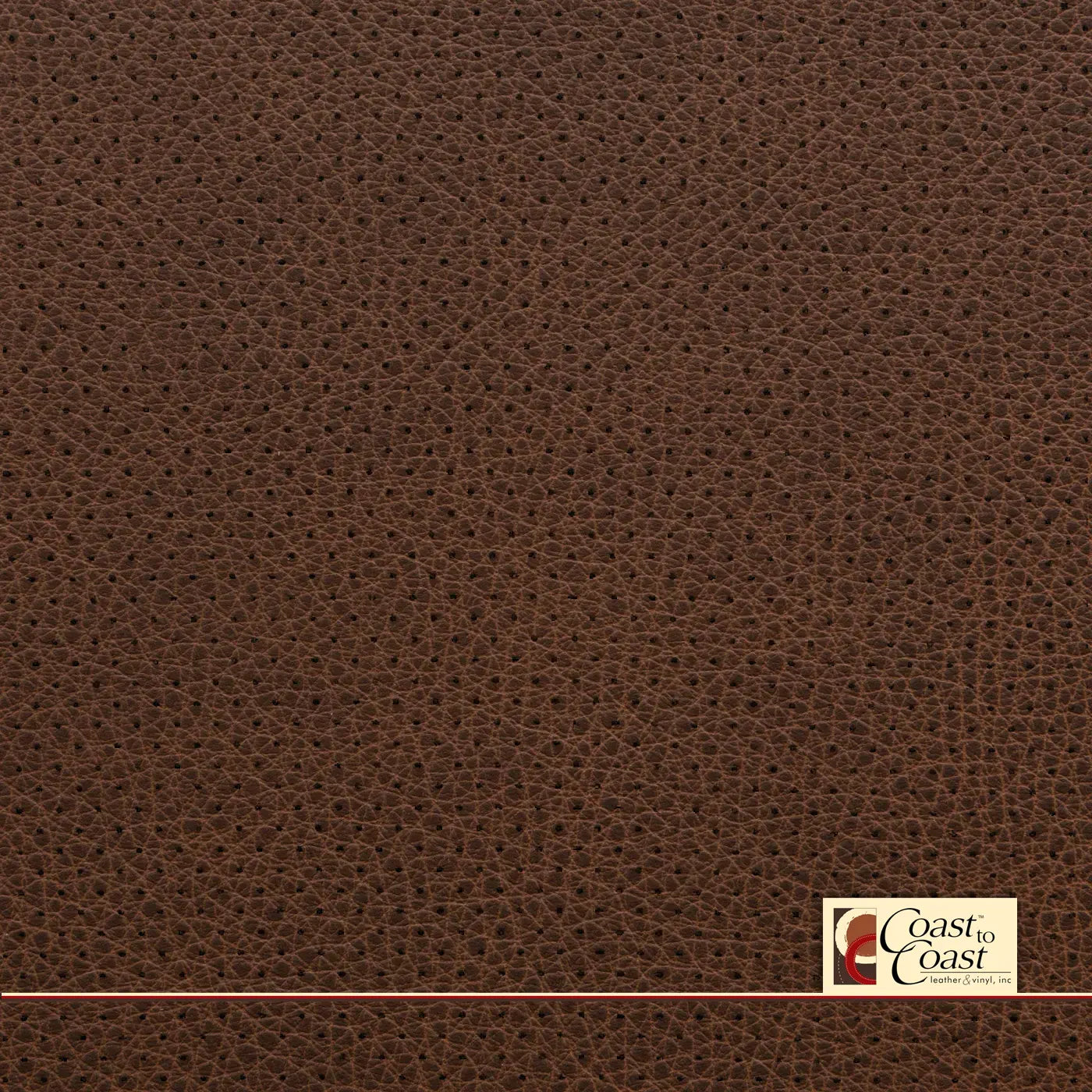 Deep Brown Full Hide / Mini Perf (1/8In) Leather