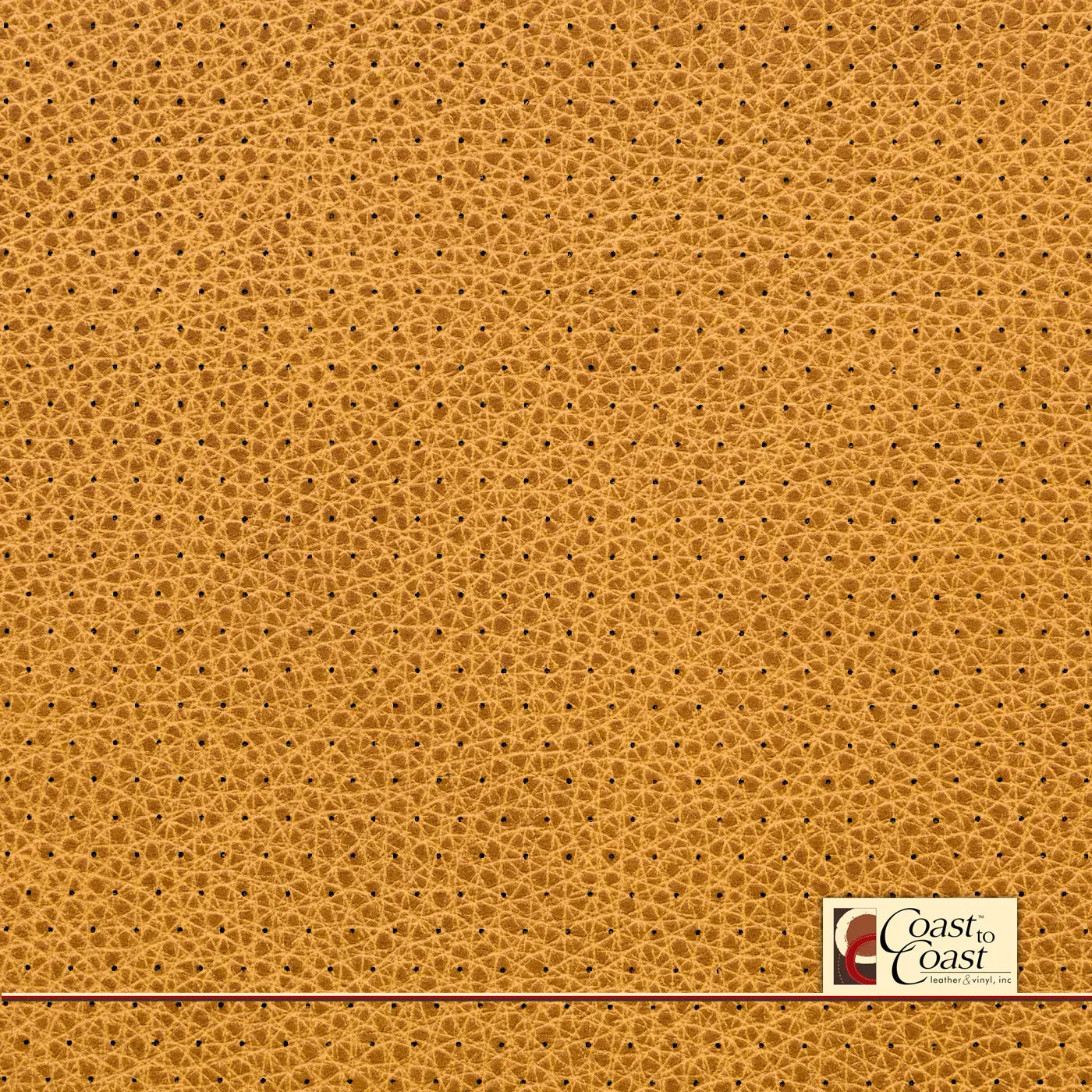 Bourbon Brown Full Hide / Euro Perf (3/8In) Leather