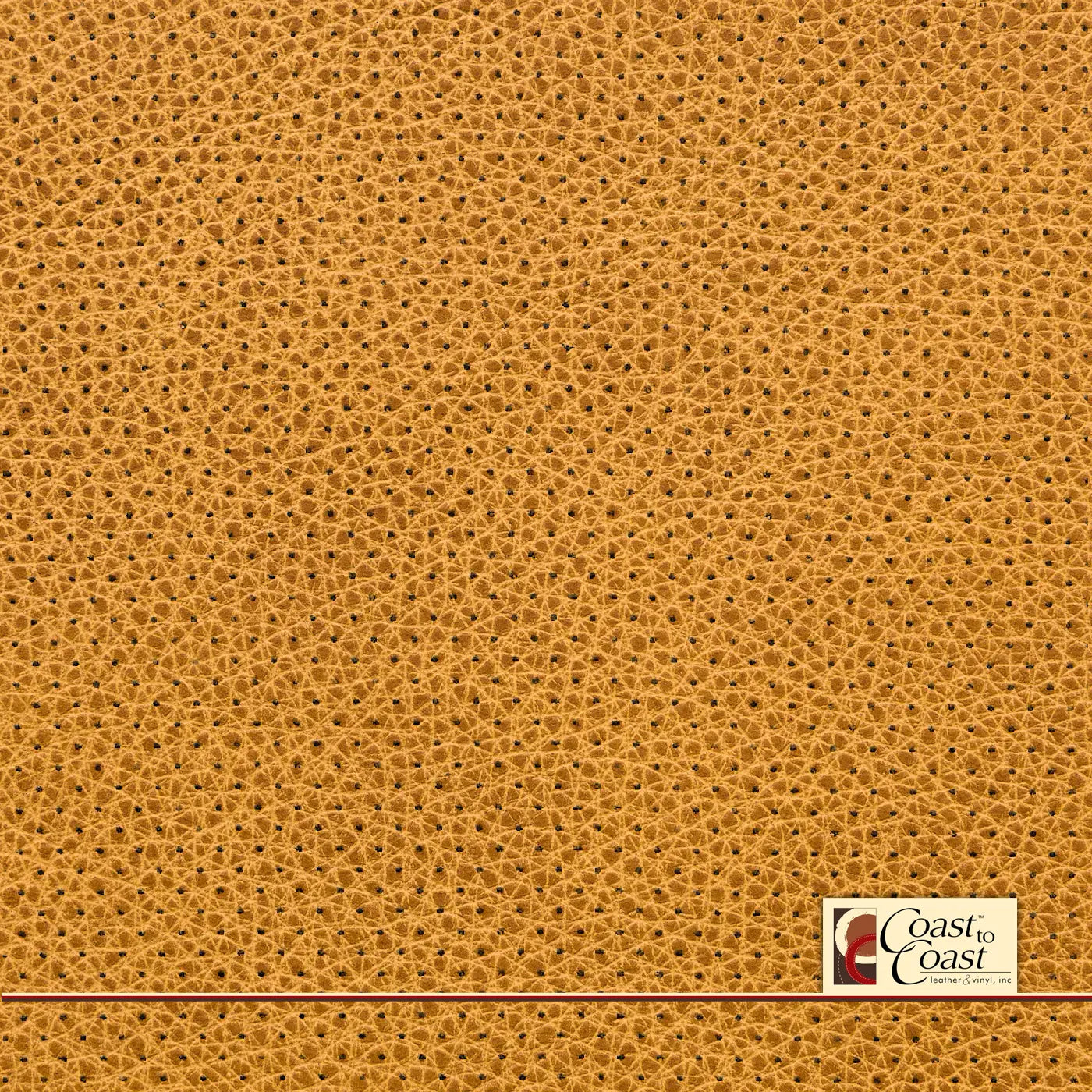 Bourbon Brown Full Hide / Mini Perf (1/8In) Leather