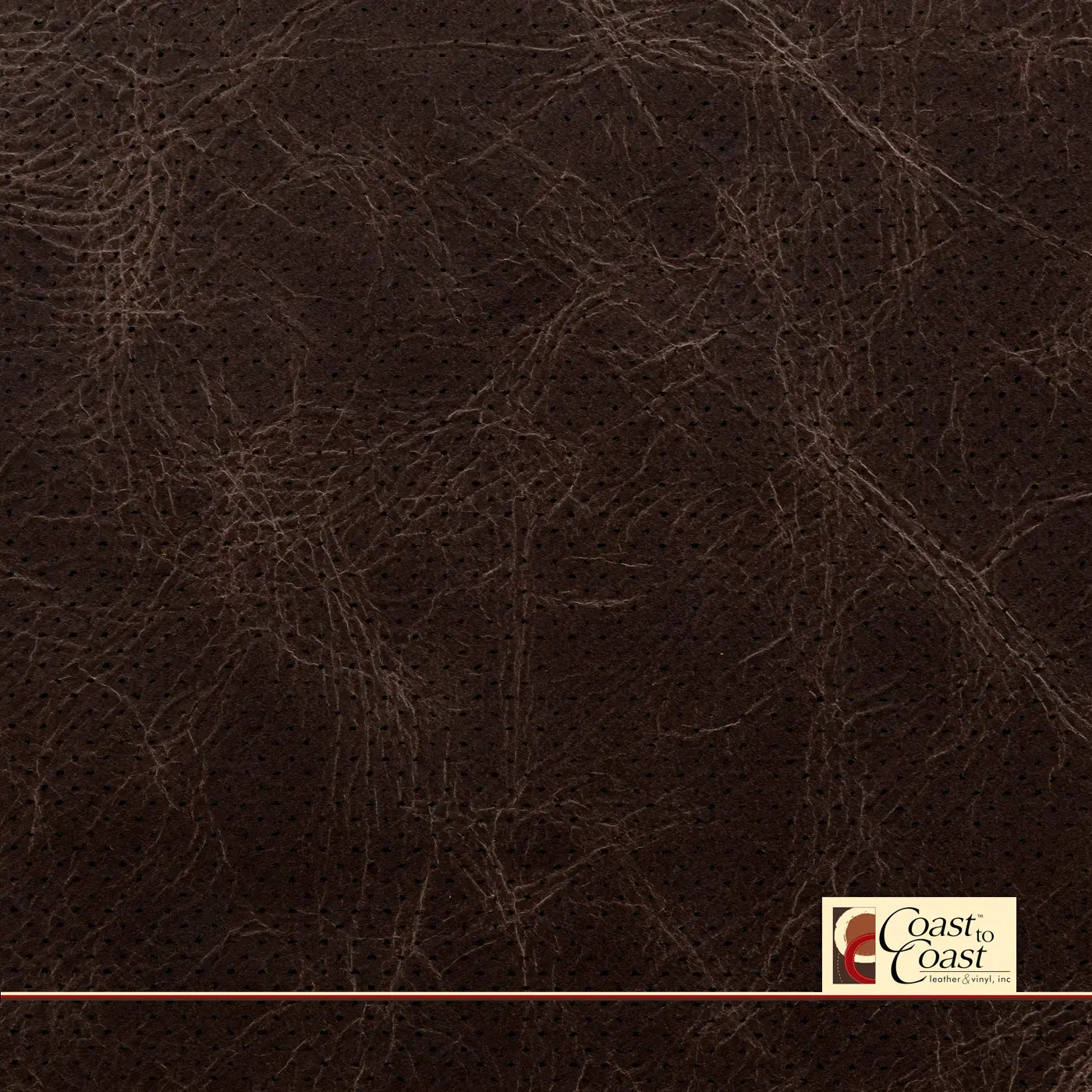 Cigar Brown Full Hide / Gm Mirco Perf (1/16In) Leather