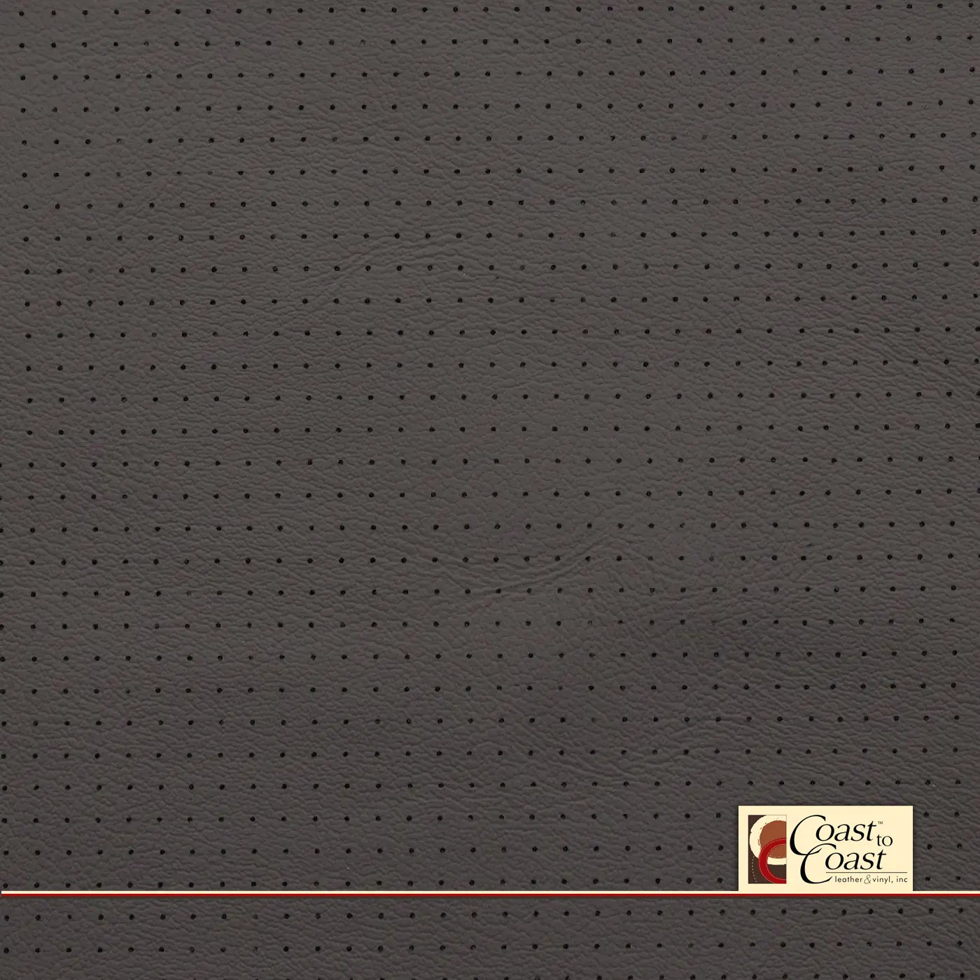 Gm Dk Titanium Full Hide / Small Squared Perf (1/4In) Leather