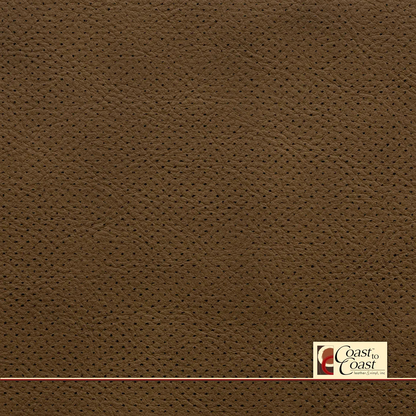 Chrysler Dk Saddle Full Hide / Gm Mirco Perf (1/16In) Leather