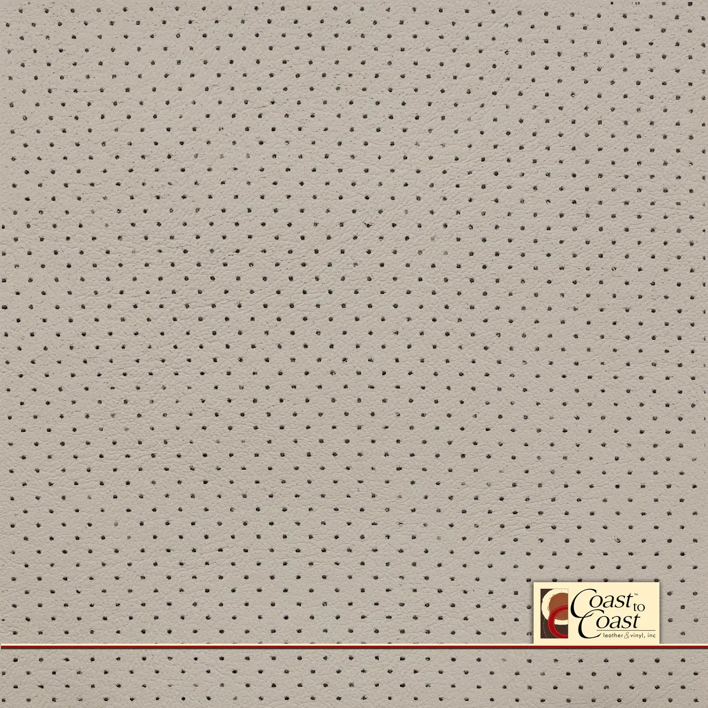 Ford Lt Oxford White Full Hide / Mini Perf (1/8In) Leather