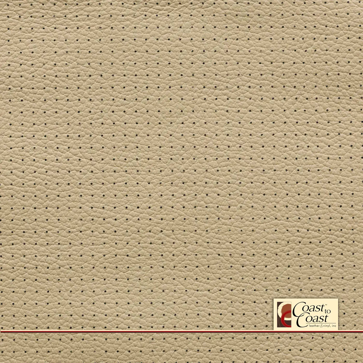 Ford Dune Full Hide / Small Squared Perf (1/4In) Leather