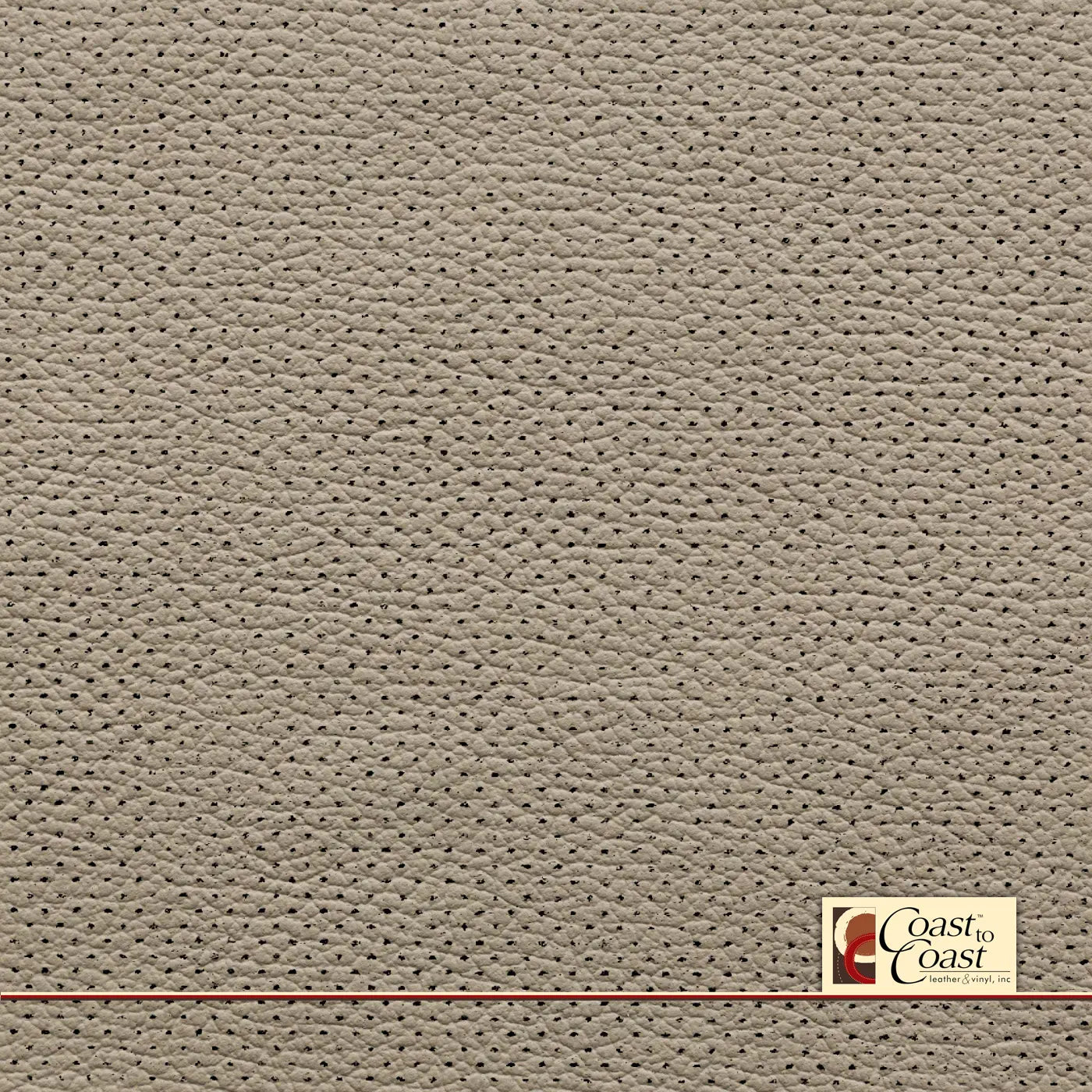 Ford Med Lt Stone Full Hide / Gm Mirco Perf (1/16In) Leather