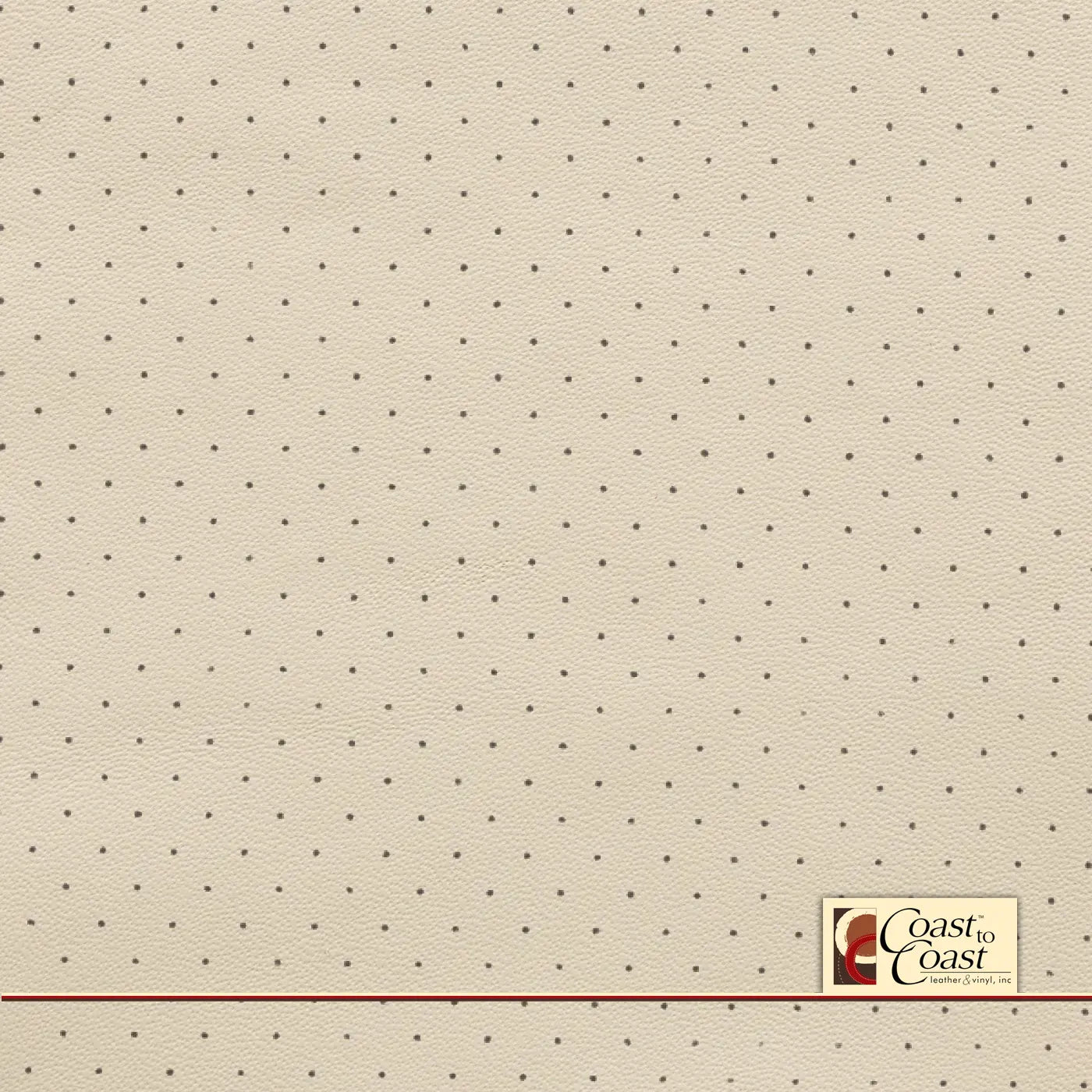 Ford White Sand Full Hide / Standard Perf (3/8In) Leather